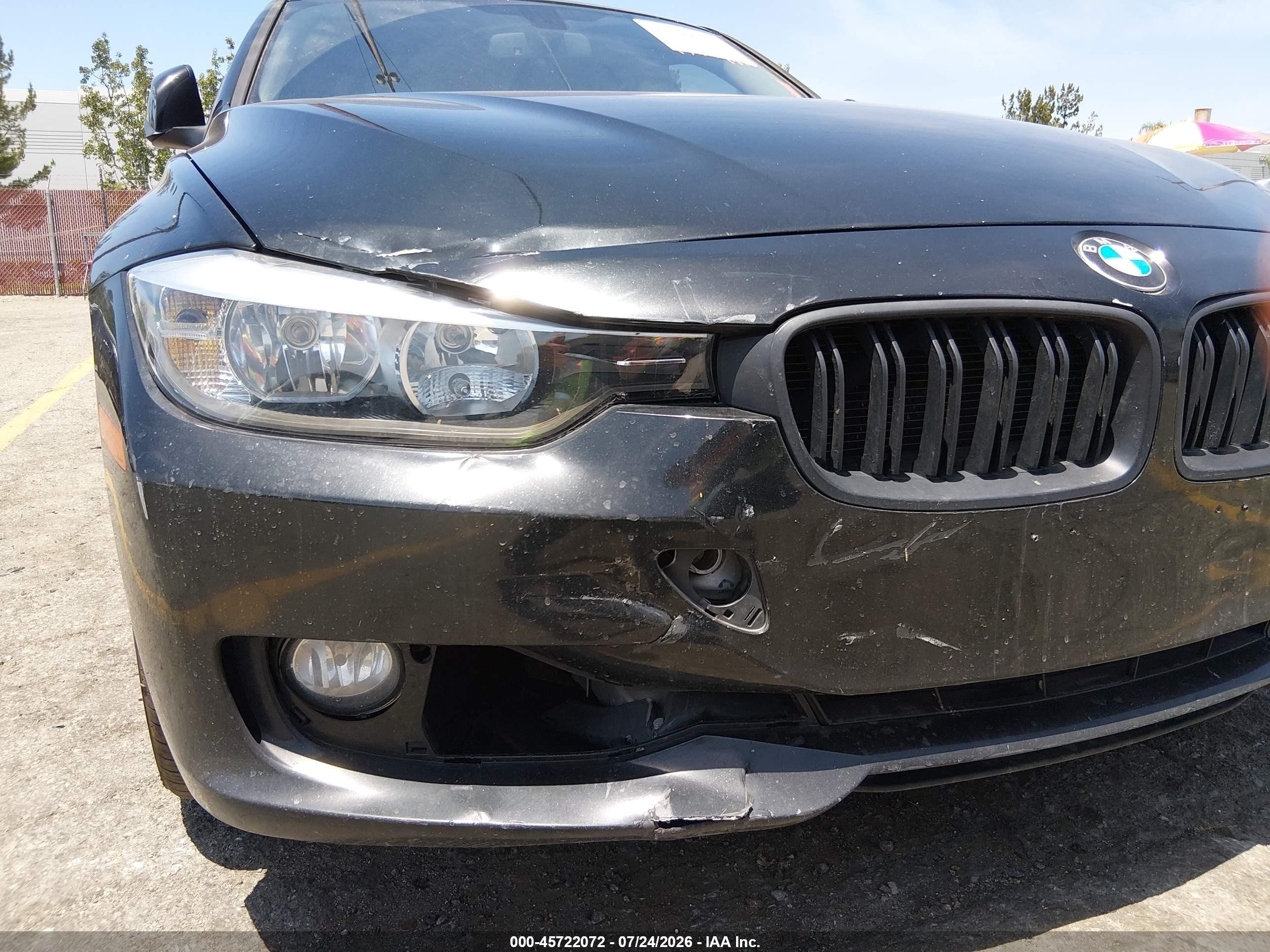 2014 Bmw 328d   Black vin: WBA3D3C53EK155628