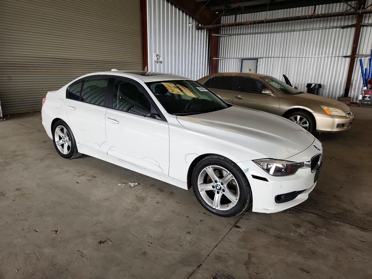 2014 Bmw 328 D White vin: WBA3D3C54EK155220