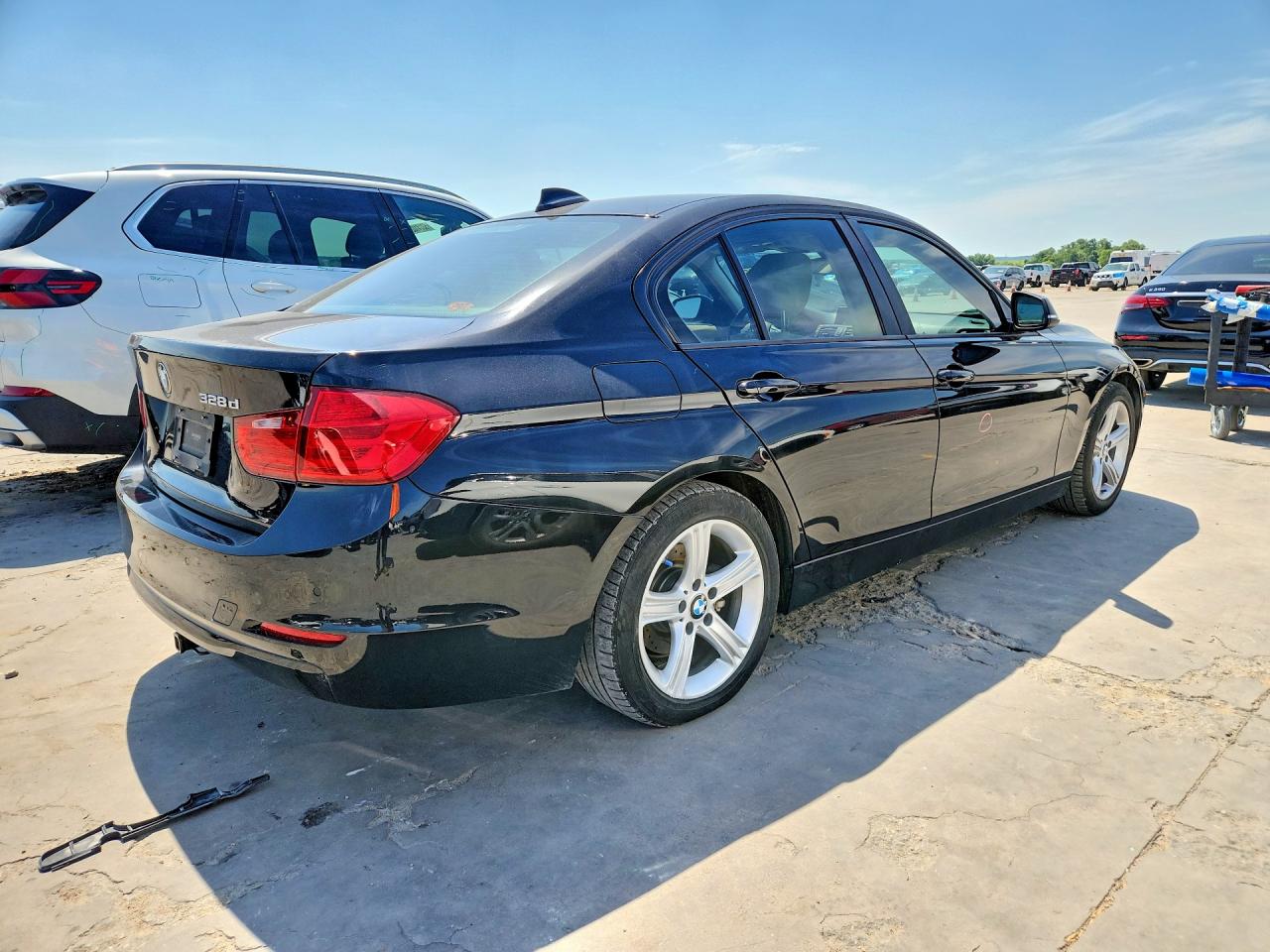 2014 Bmw 328 D Charcoal vin: WBA3D3C56EF099256