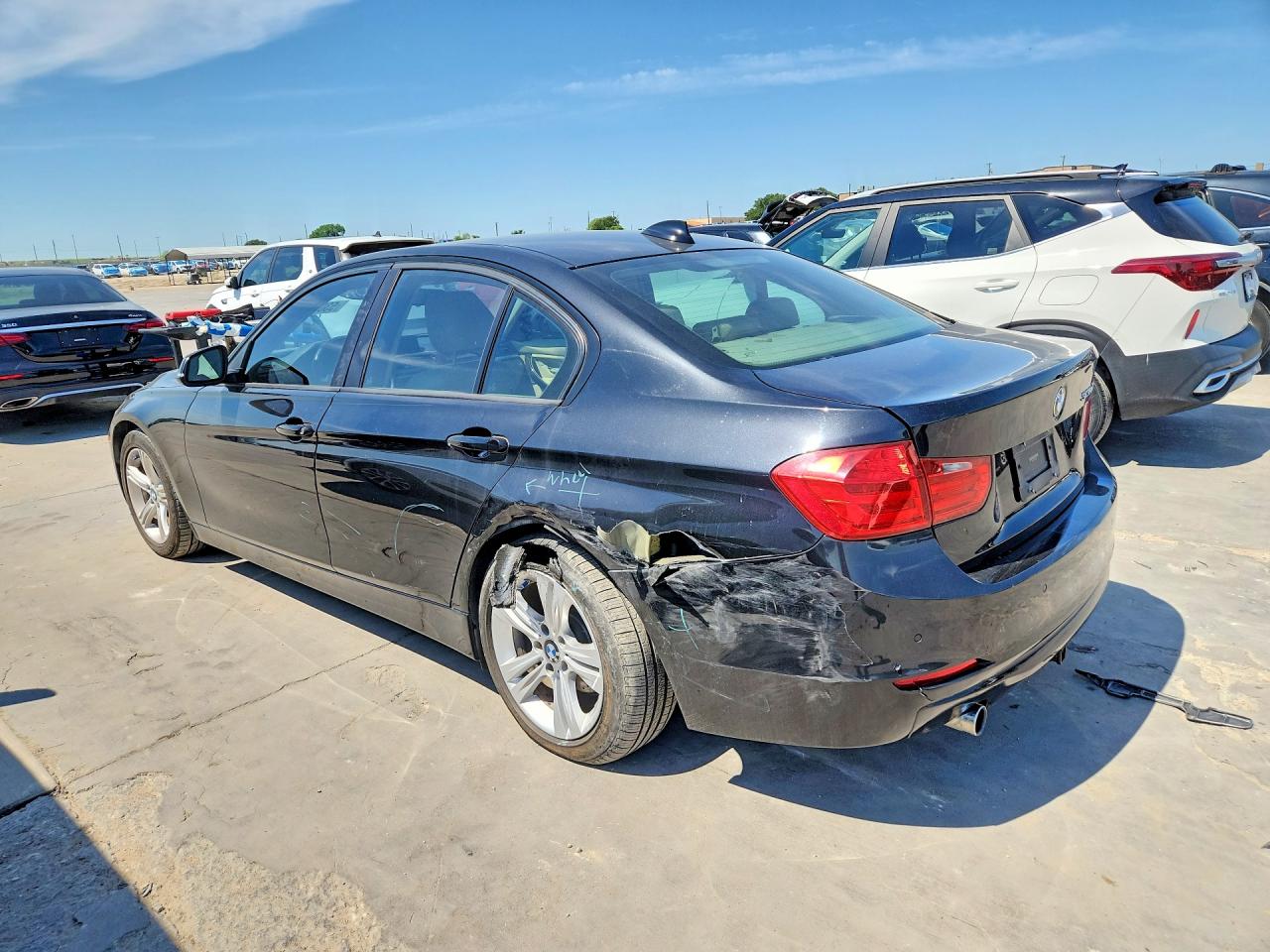 2014 Bmw 328 D Charcoal vin: WBA3D3C56EF099256