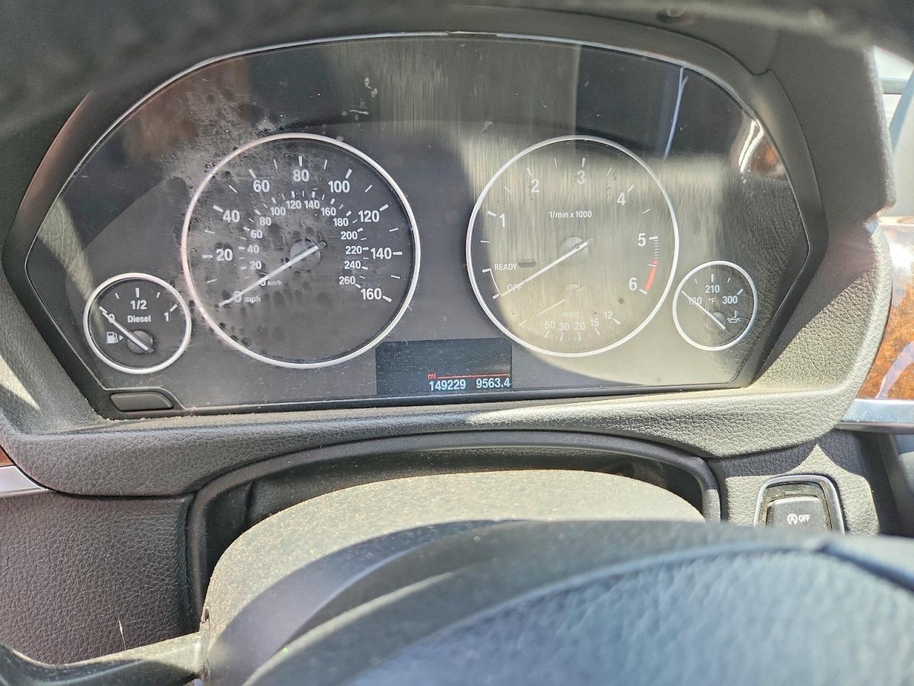 2014 Bmw 328 D Черный vin: WBA3D3C56EK157051