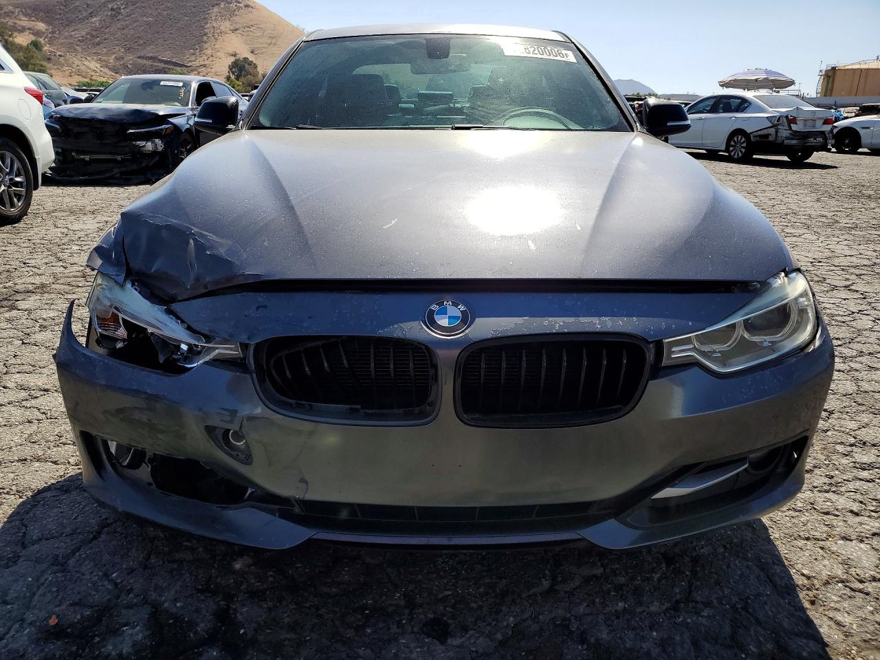 2014 Bmw 328 D Gray vin: WBA3D3C57EF099315