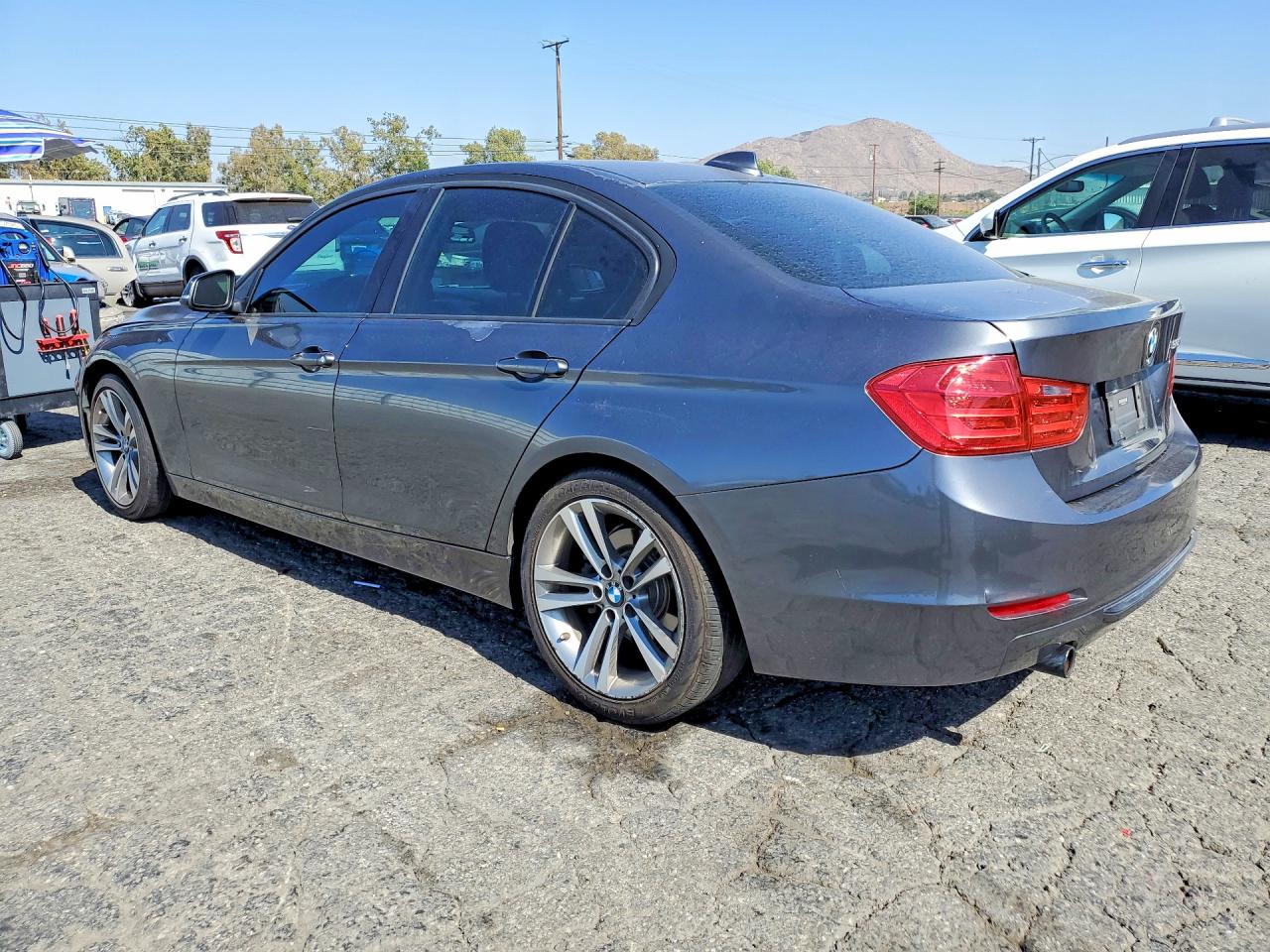 2014 Bmw 328 D Gray vin: WBA3D3C57EF099315