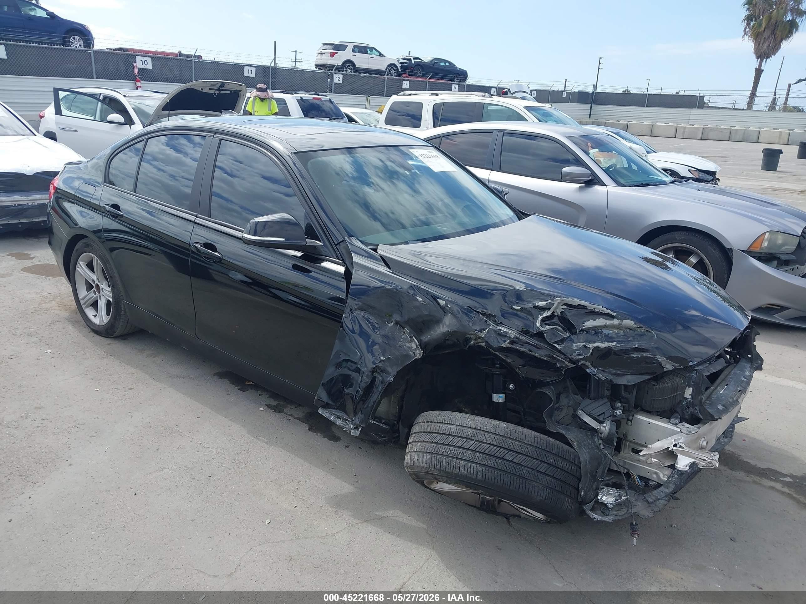 2014 Bmw 328d   Black vin: WBA3D3C57EK153946