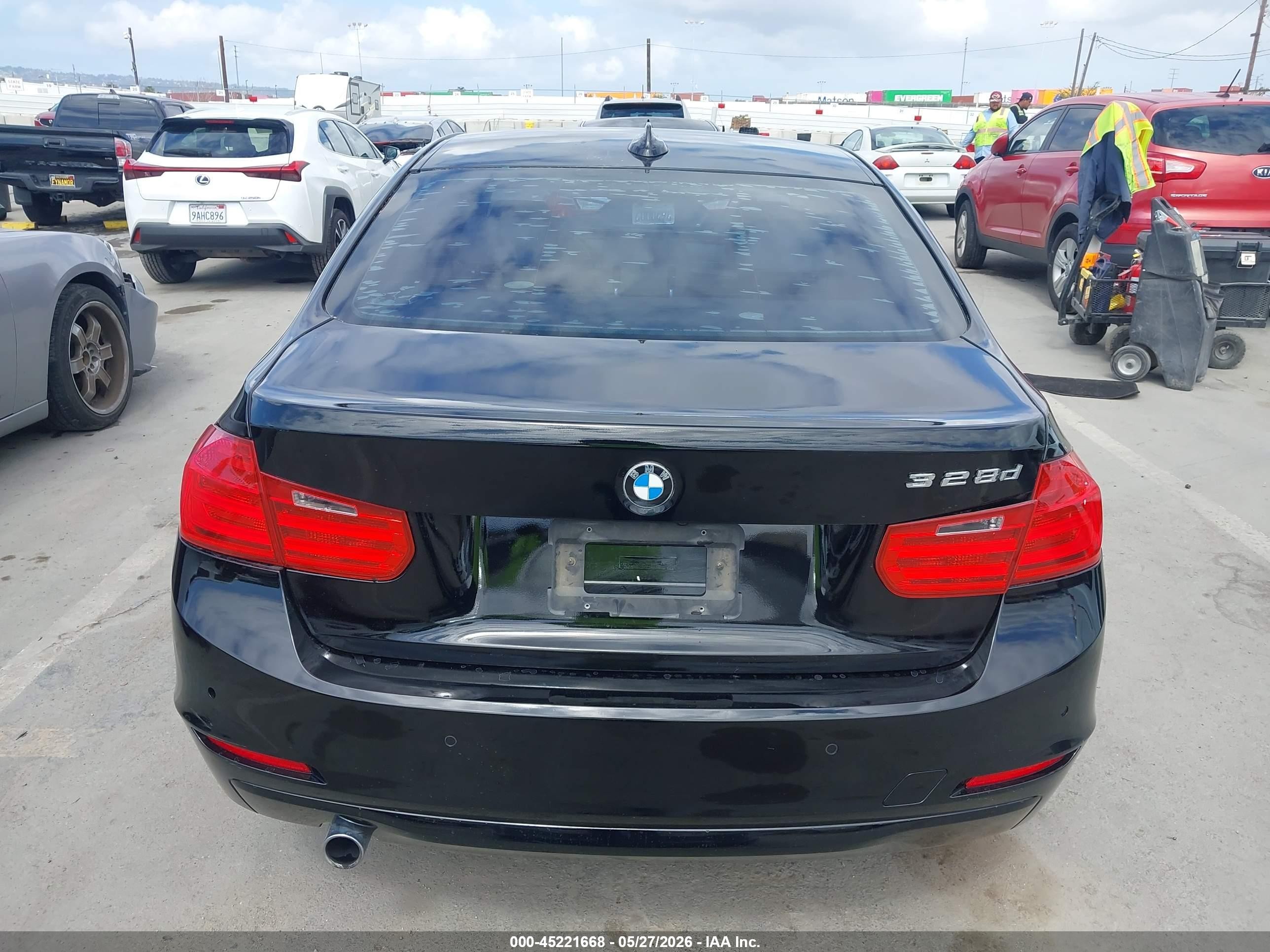 2014 Bmw 328d   Black vin: WBA3D3C57EK153946