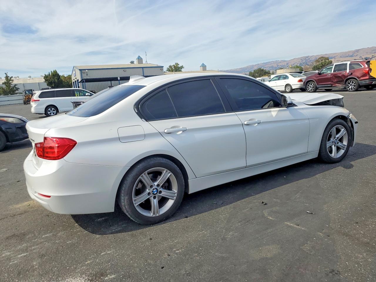 2014 Bmw 328 D White vin: WBA3D3C57EK154045