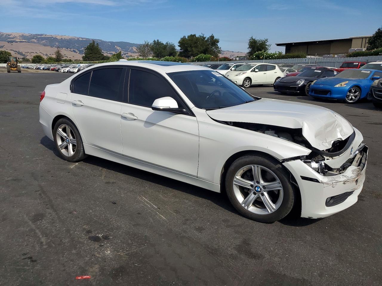 2014 Bmw 328 D White vin: WBA3D3C57EK154045