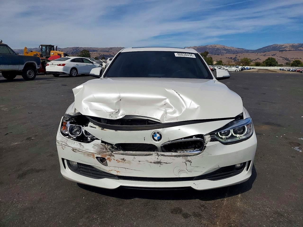 2014 Bmw 328 D White vin: WBA3D3C57EK154045