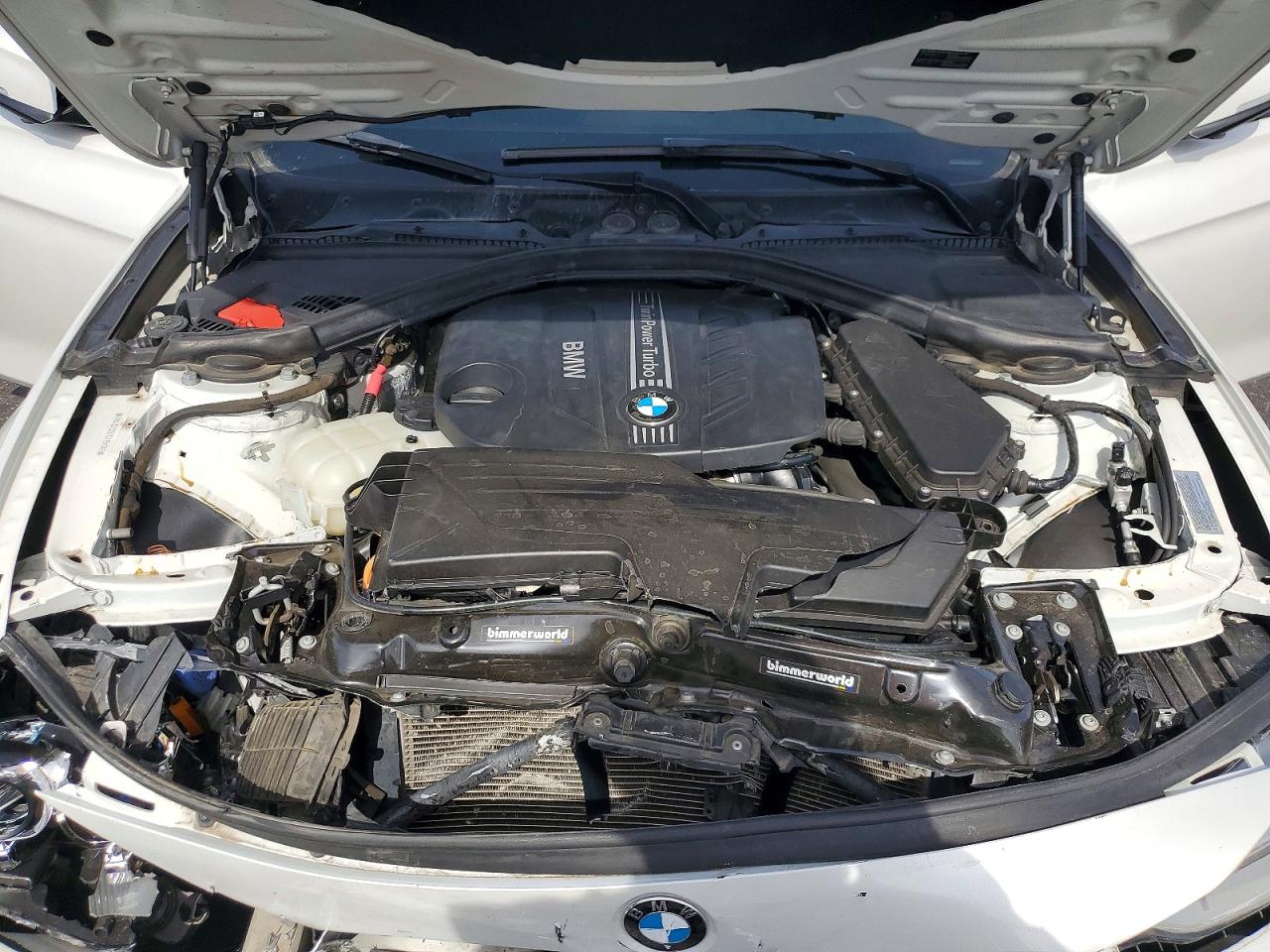 2014 Bmw 328 D White vin: WBA3D3C57EK154045
