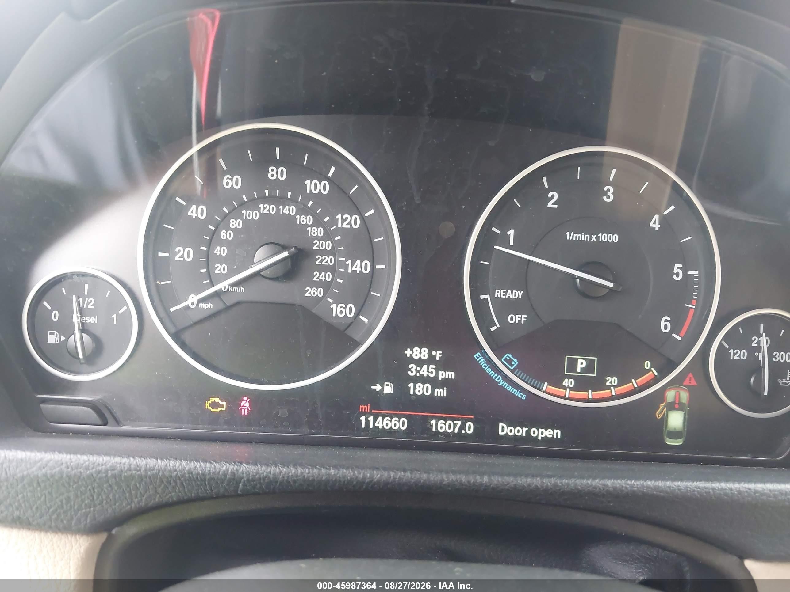 2014 Bmw 328d   Brown vin: WBA3D3C57EK155809