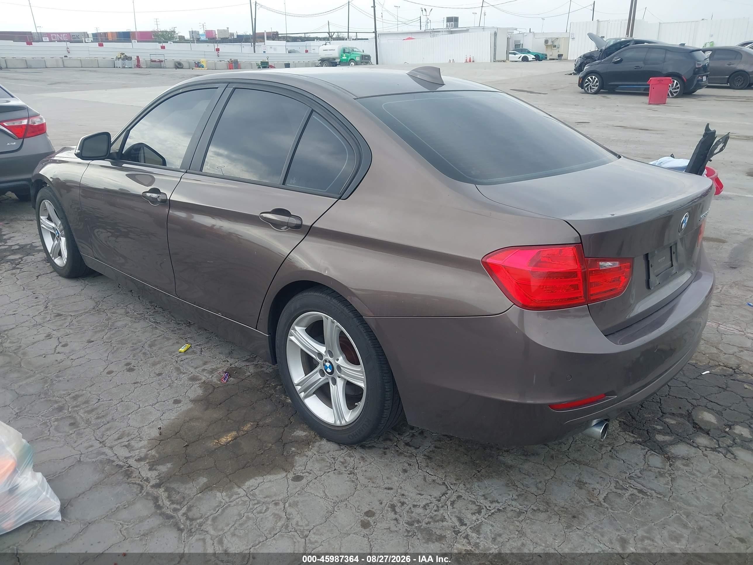 2014 Bmw 328d   Brown vin: WBA3D3C57EK155809
