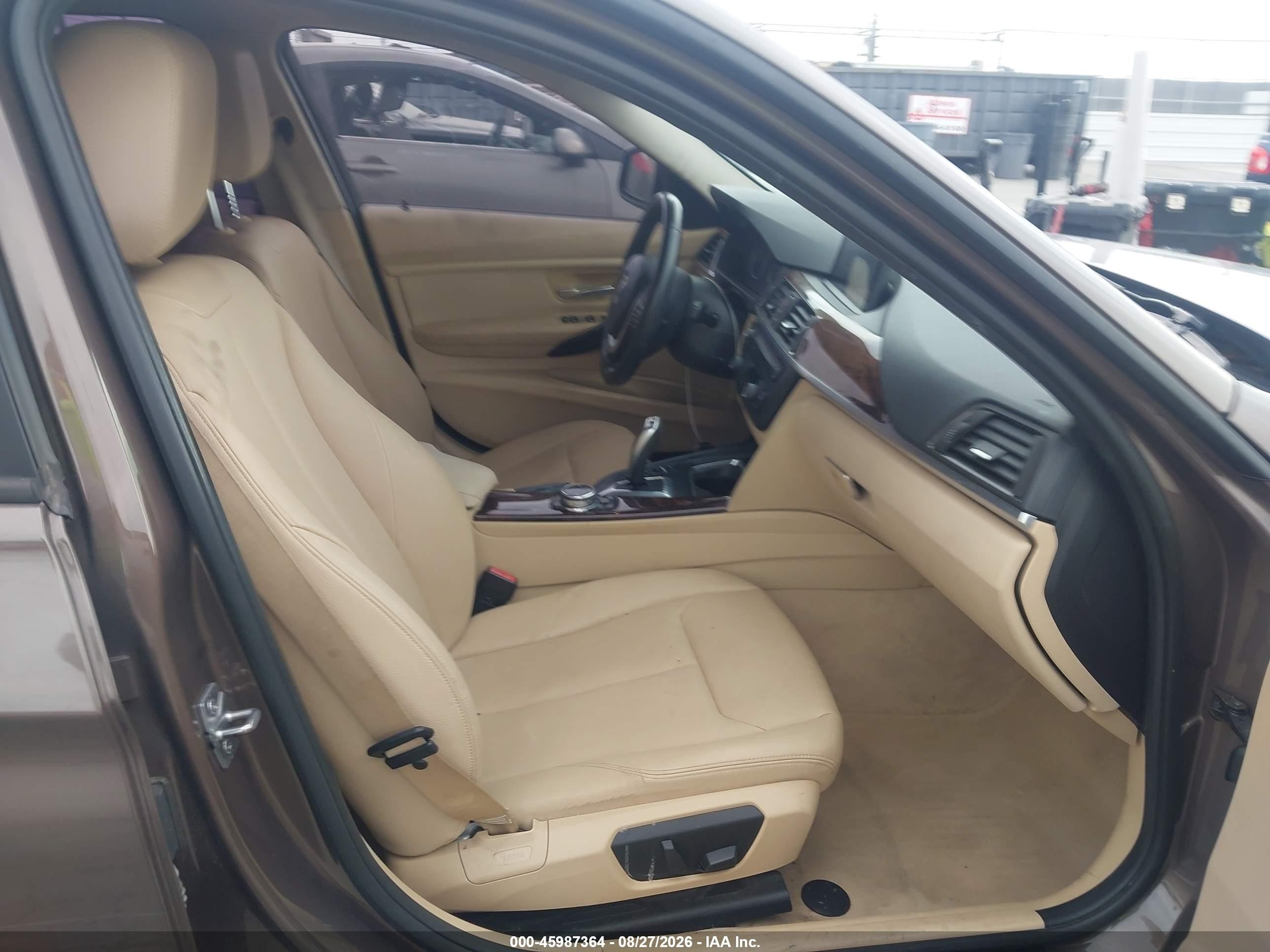 2014 Bmw 328d   Brown vin: WBA3D3C57EK155809