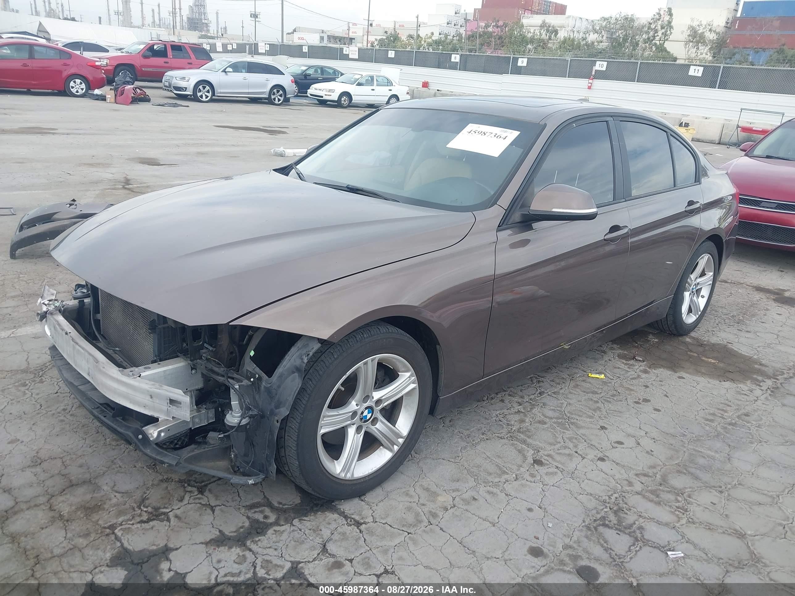 2014 Bmw 328d   Brown vin: WBA3D3C57EK155809