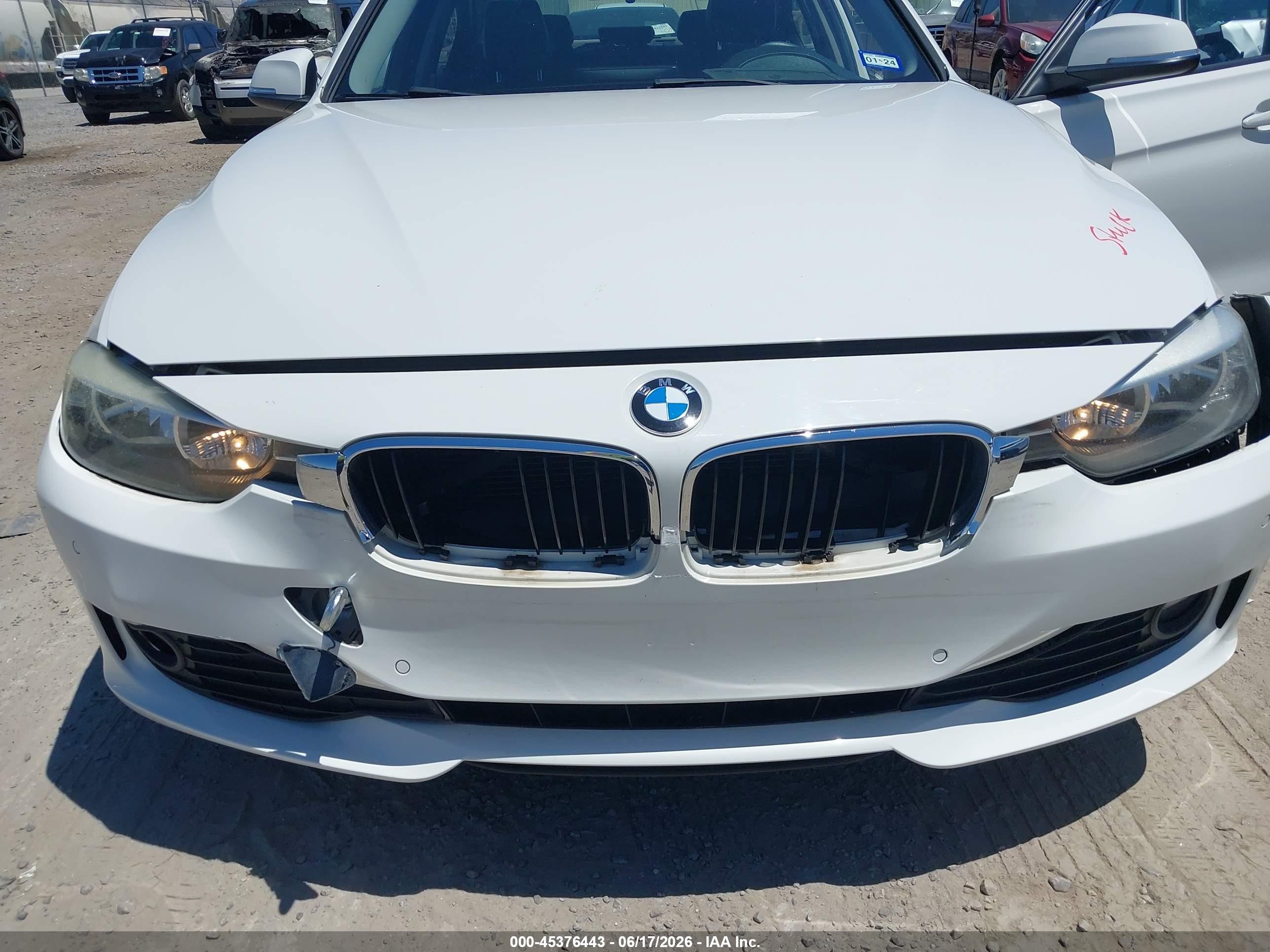 2014 Bmw 328d White vin: WBA3D3C57EK155891