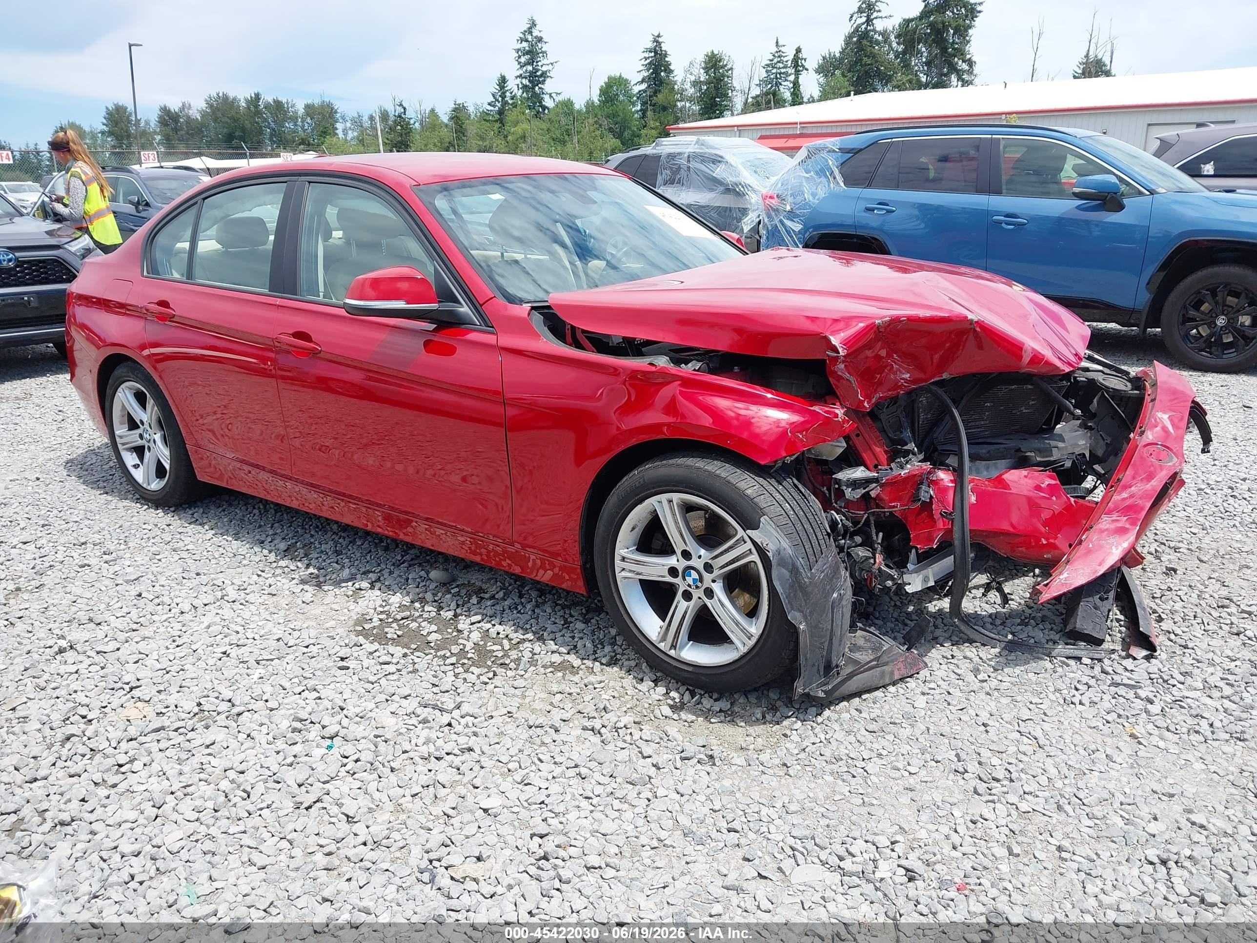 2014 Bmw 328d   Красный vin: WBA3D3C57EK157057