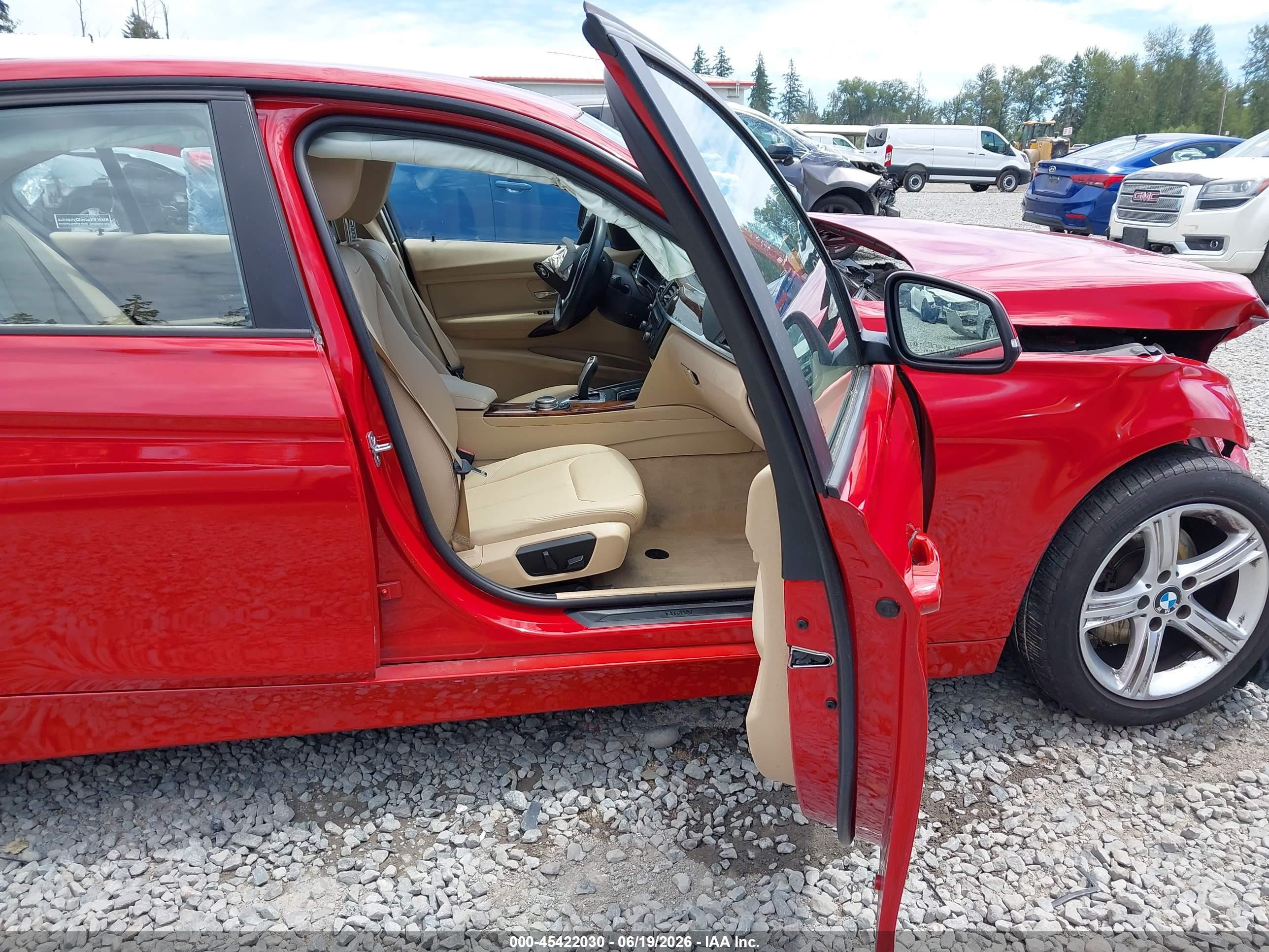2014 Bmw 328d   Red vin: WBA3D3C57EK157057