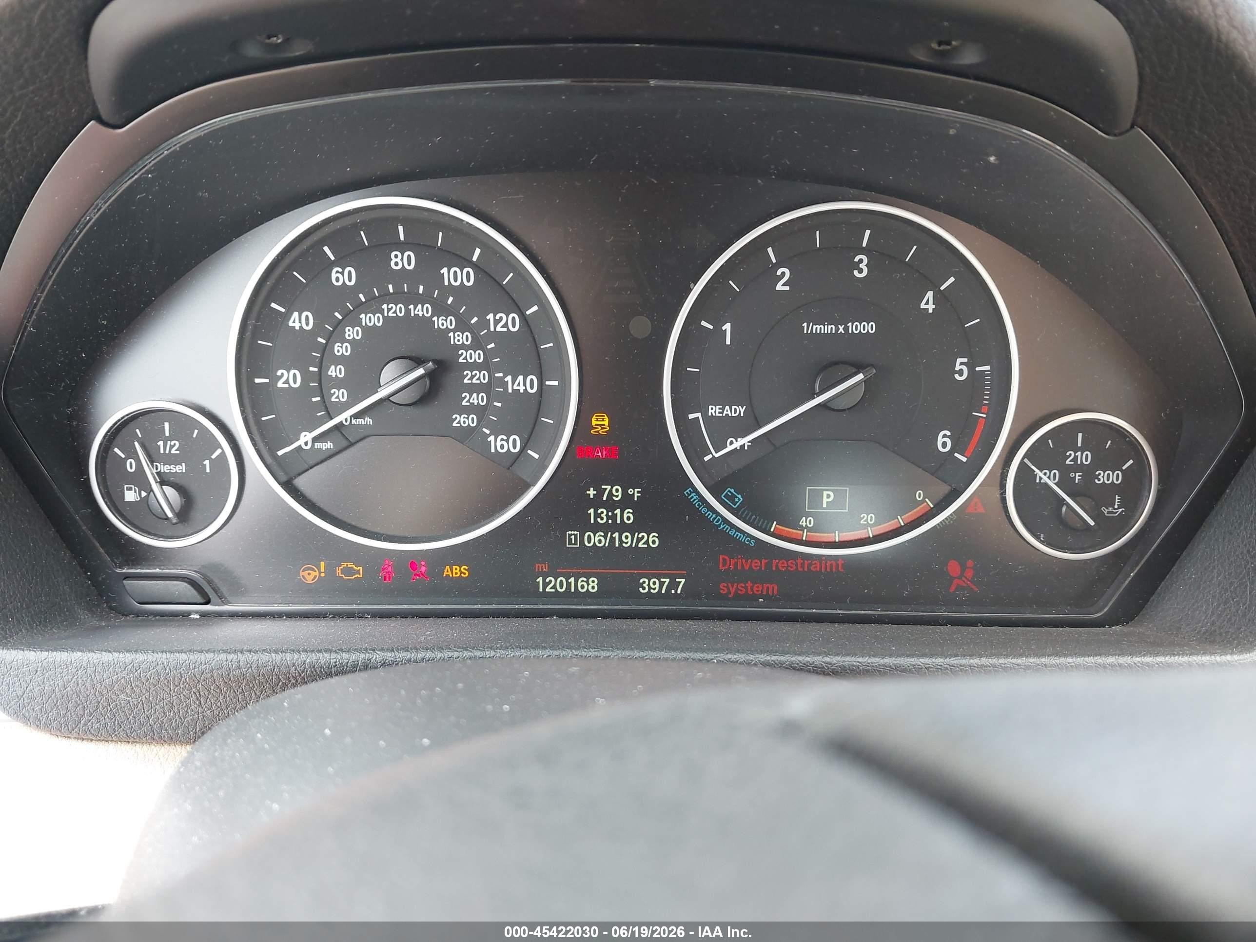 2014 Bmw 328d   Red vin: WBA3D3C57EK157057