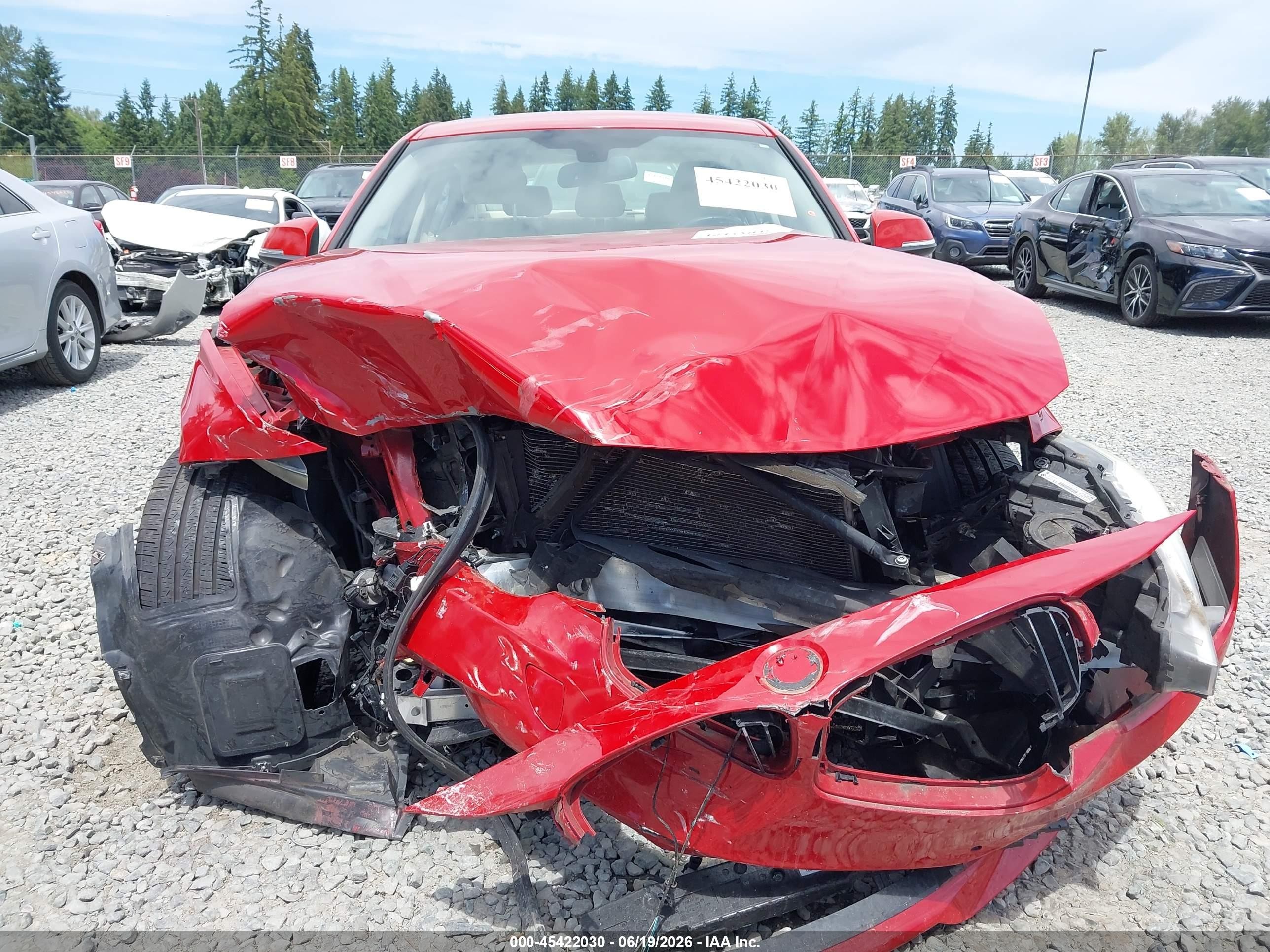 2014 Bmw 328d   Red vin: WBA3D3C57EK157057