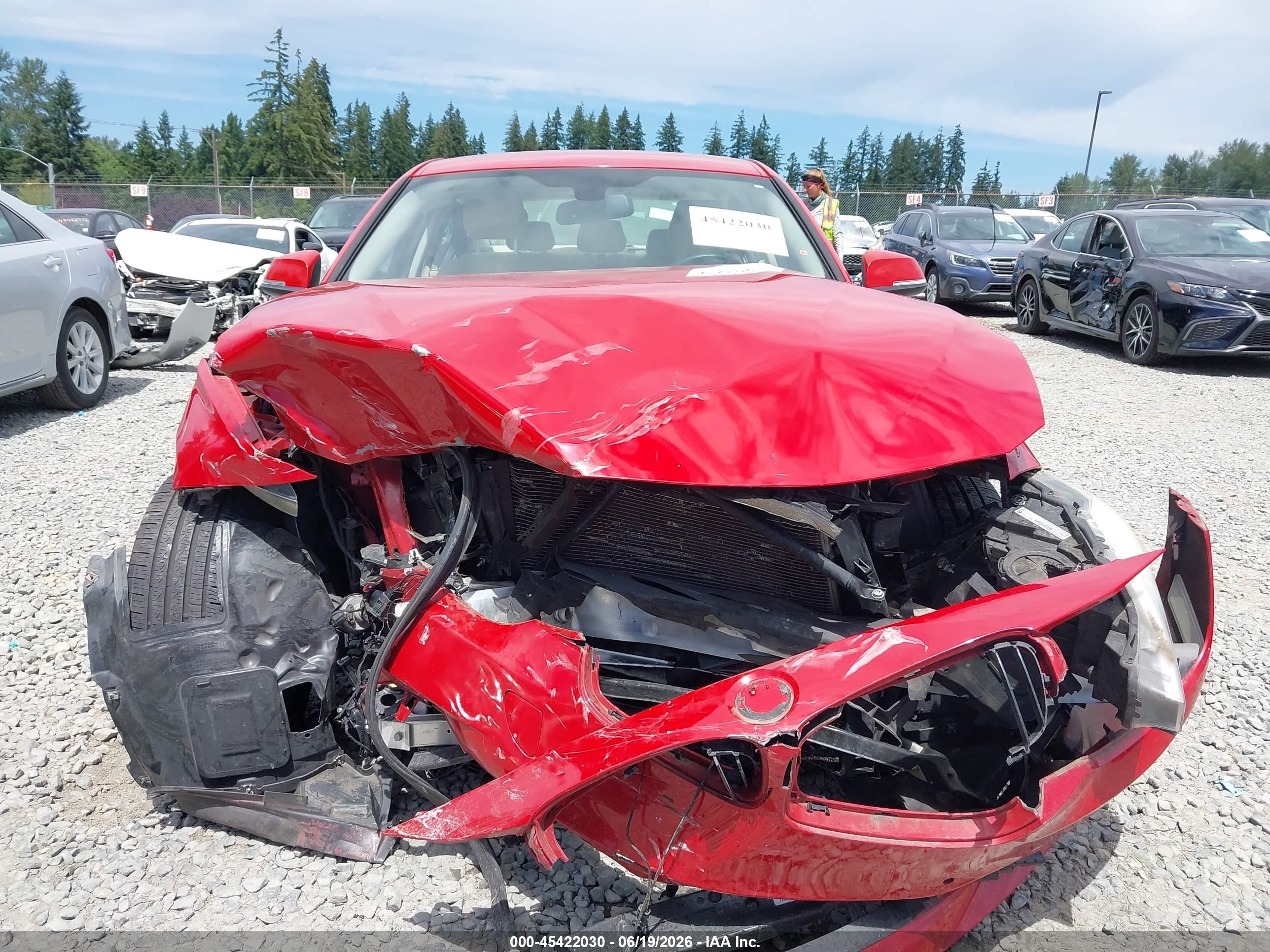 2014 Bmw 328d   Red vin: WBA3D3C57EK157057