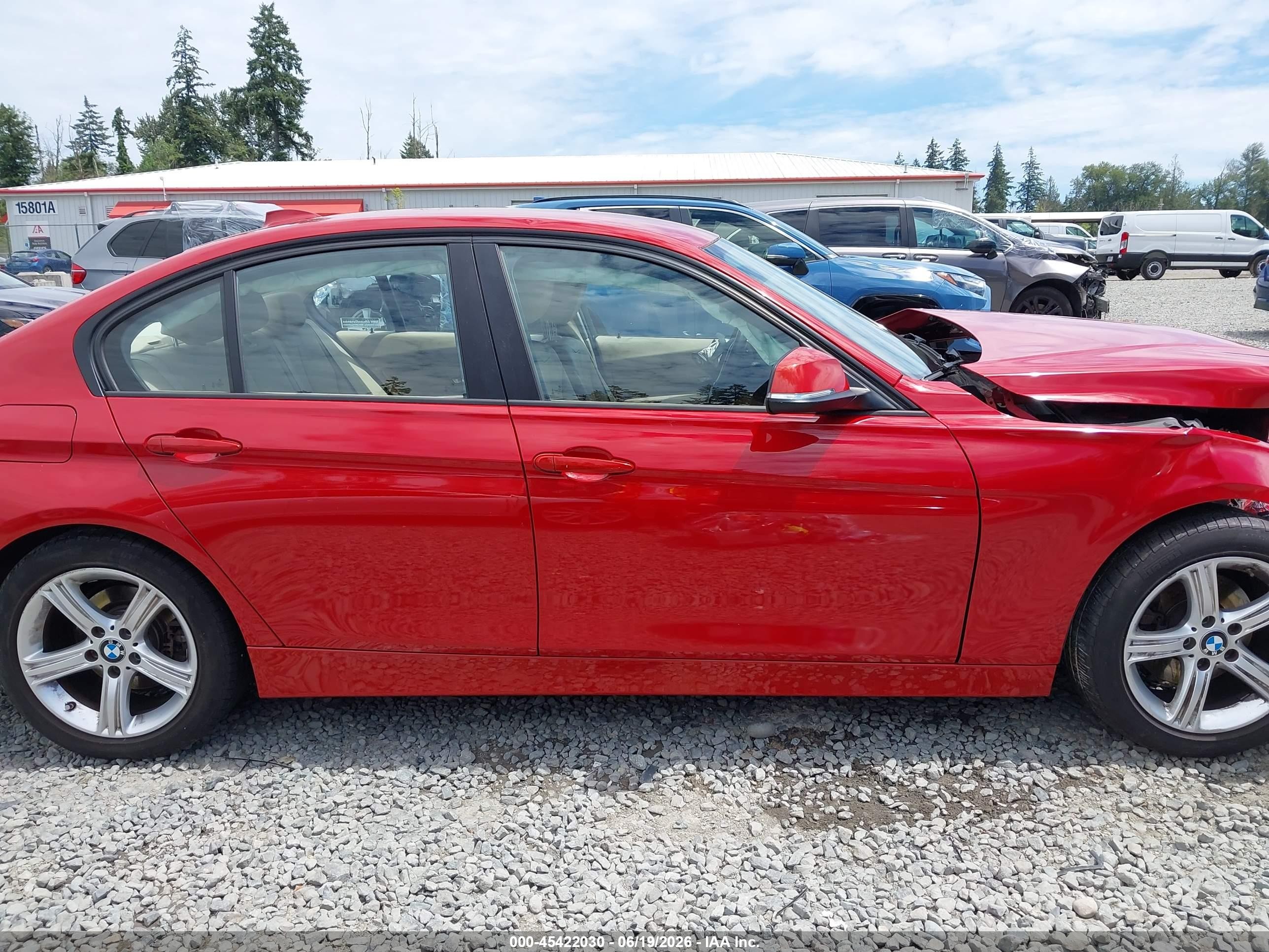 2014 Bmw 328d   Red vin: WBA3D3C57EK157057