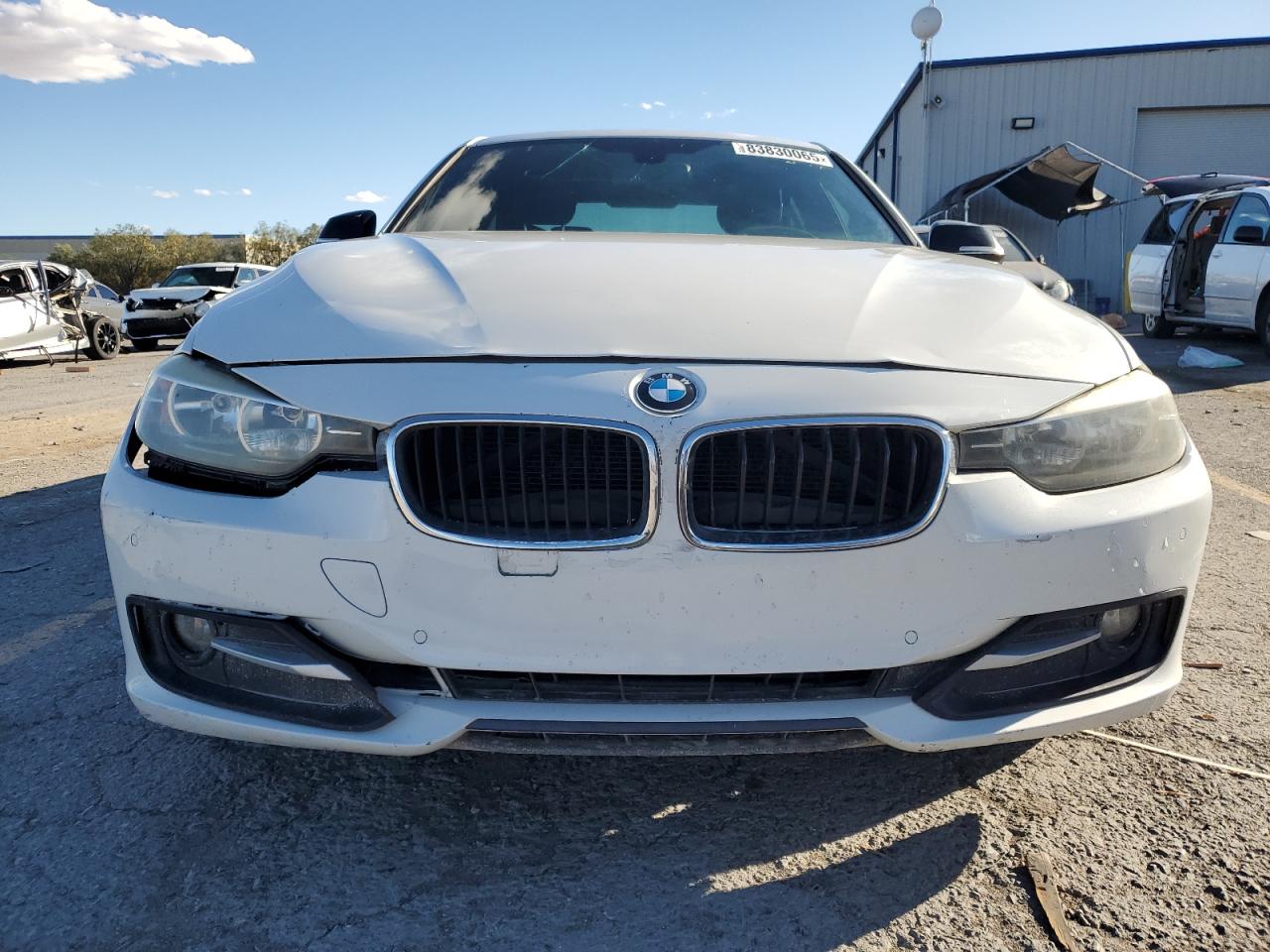 2014 Bmw 328 White vin: WBA3D3C58EK154460