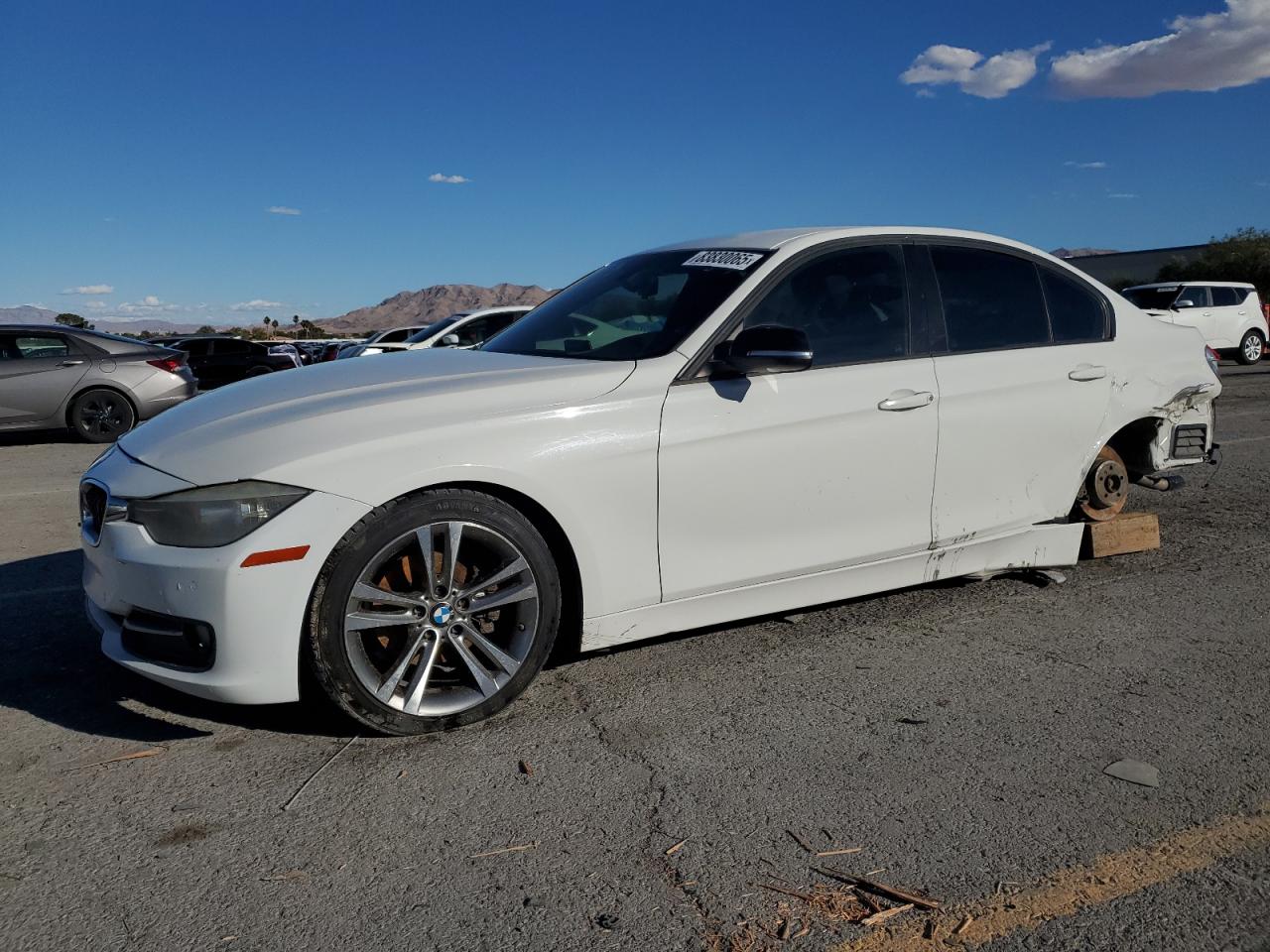 2014 Bmw 328 White vin: WBA3D3C58EK154460