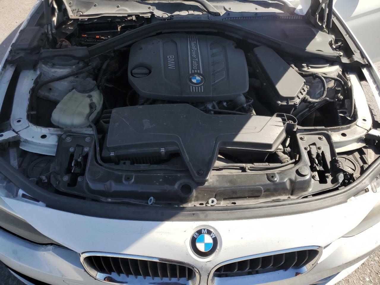 2014 Bmw 328 White vin: WBA3D3C58EK154460