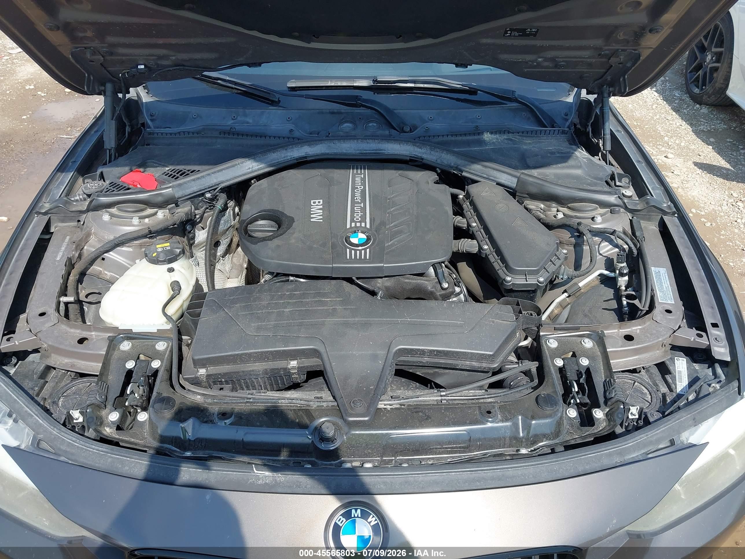 2015 Bmw 328d Серый vin: WBA3D3C58FK158090