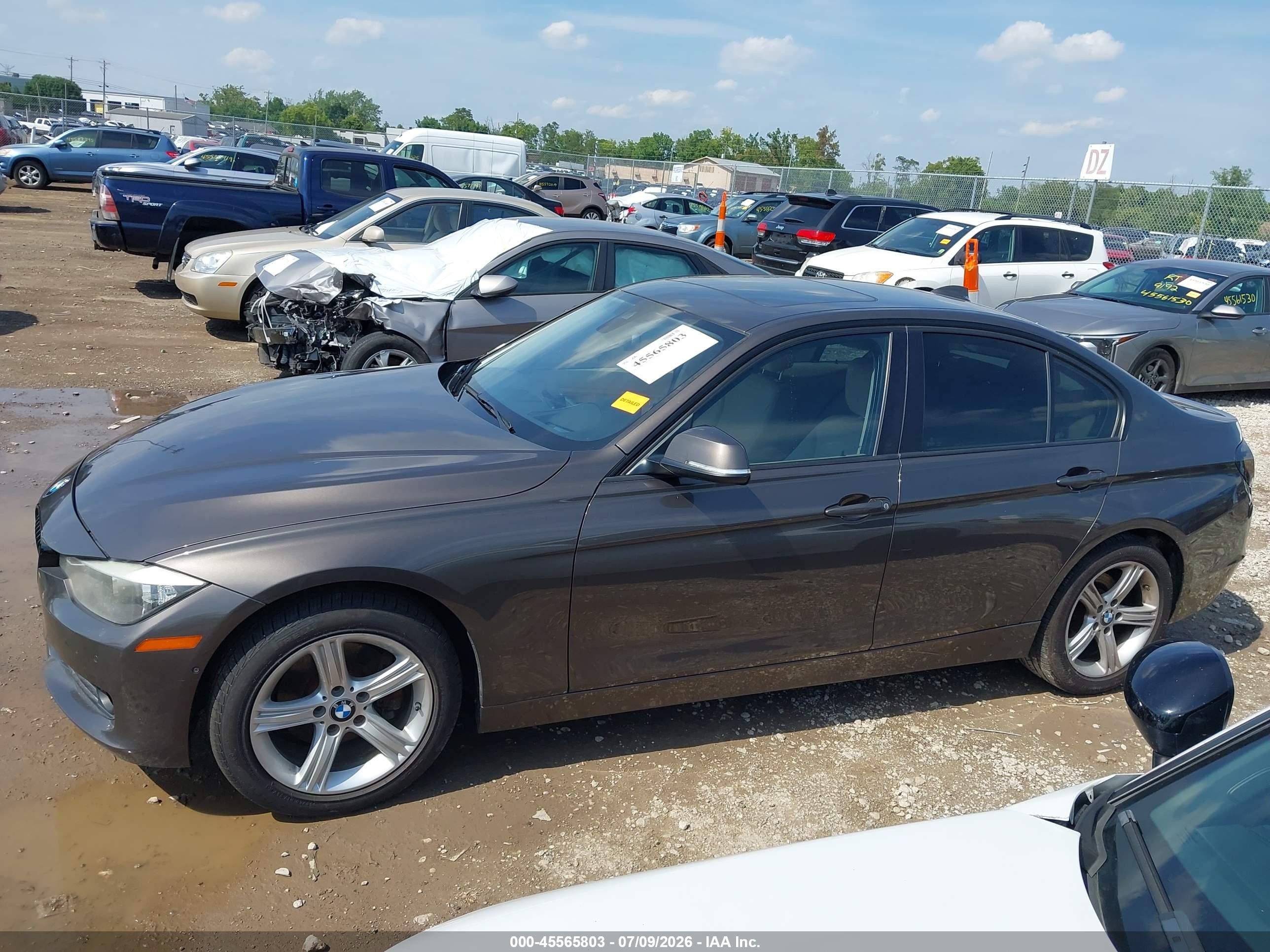 2015 Bmw 328d Серый vin: WBA3D3C58FK158090