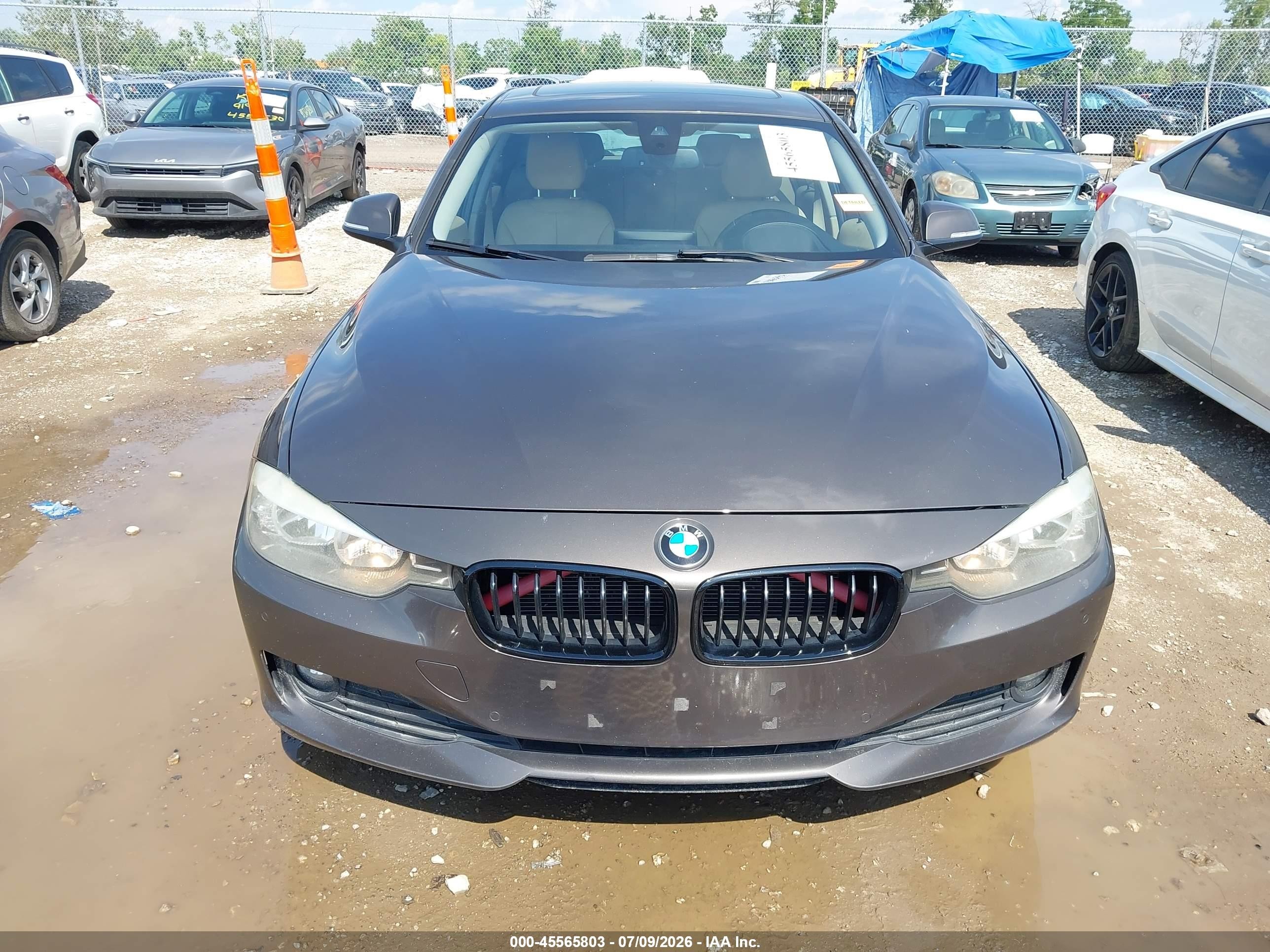 2015 Bmw 328d Серый vin: WBA3D3C58FK158090