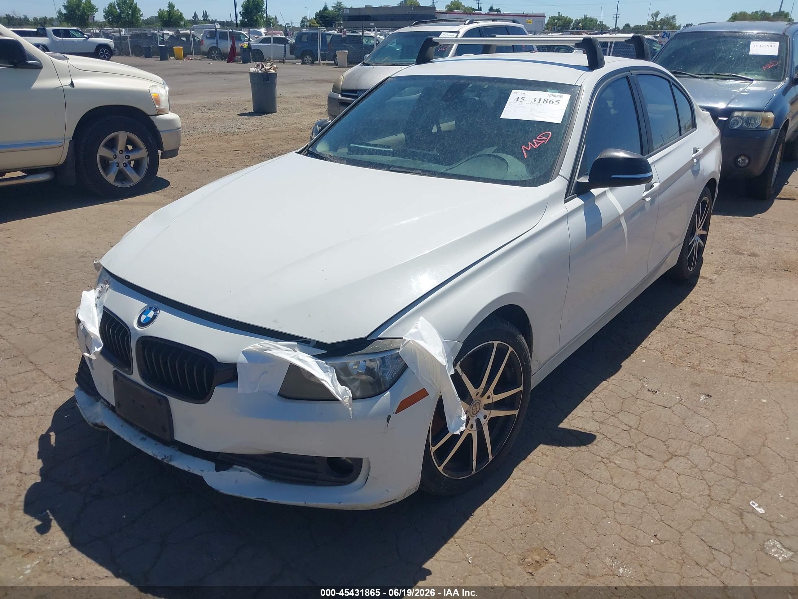 2014 Bmw 328d   White vin: WBA3D3C5XEF099440