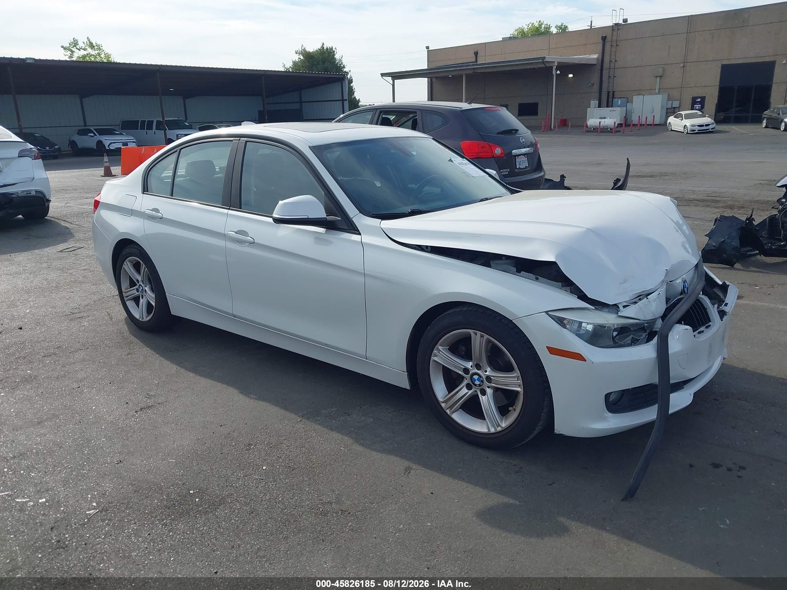 2014 Bmw 328d   White vin: WBA3D3C5XEK155979