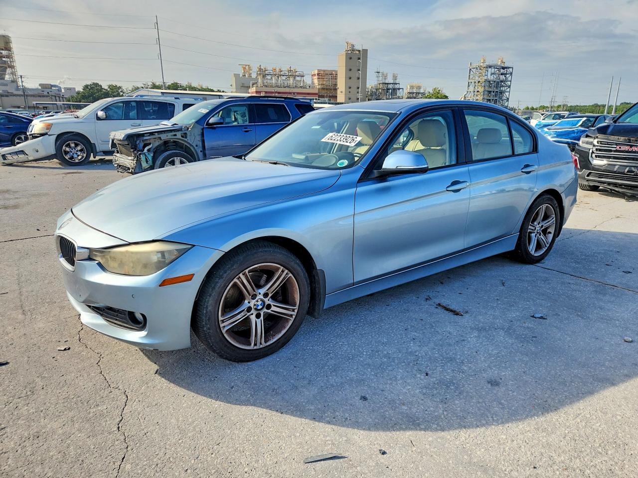 2014 Bmw 328 D Blue vin: WBA3D3C5XEK156338