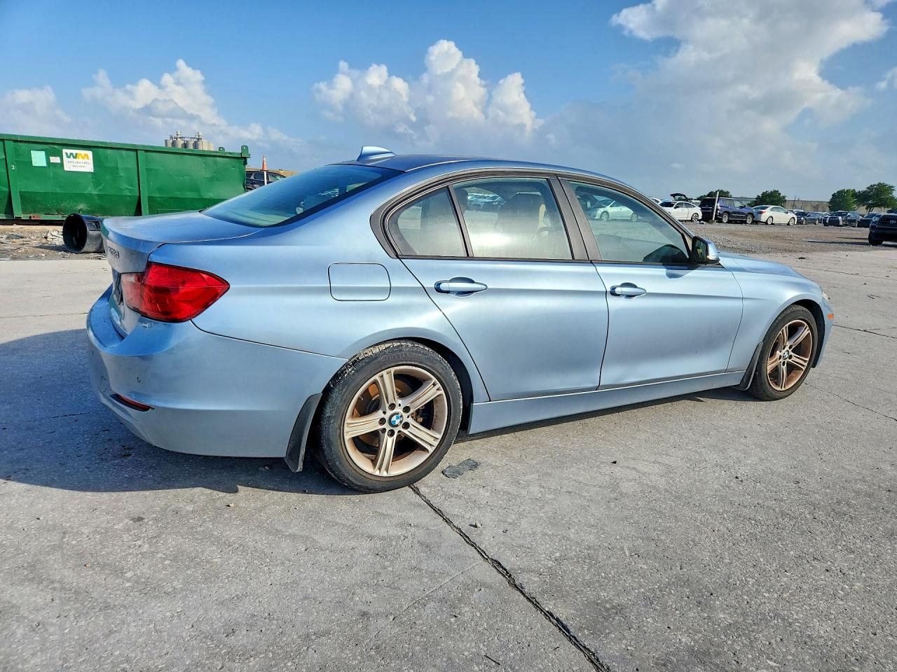 2014 Bmw 328 D Blue vin: WBA3D3C5XEK156338