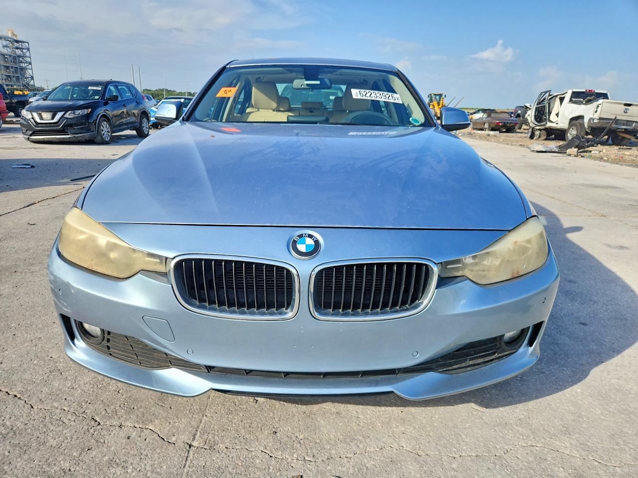 2014 Bmw 328 D Blue vin: WBA3D3C5XEK156338
