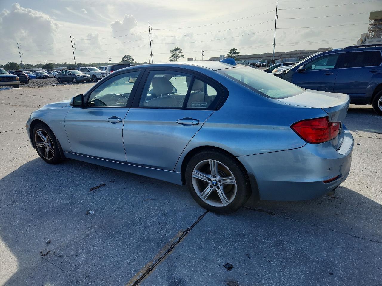 2014 Bmw 328 D Blue vin: WBA3D3C5XEK156338
