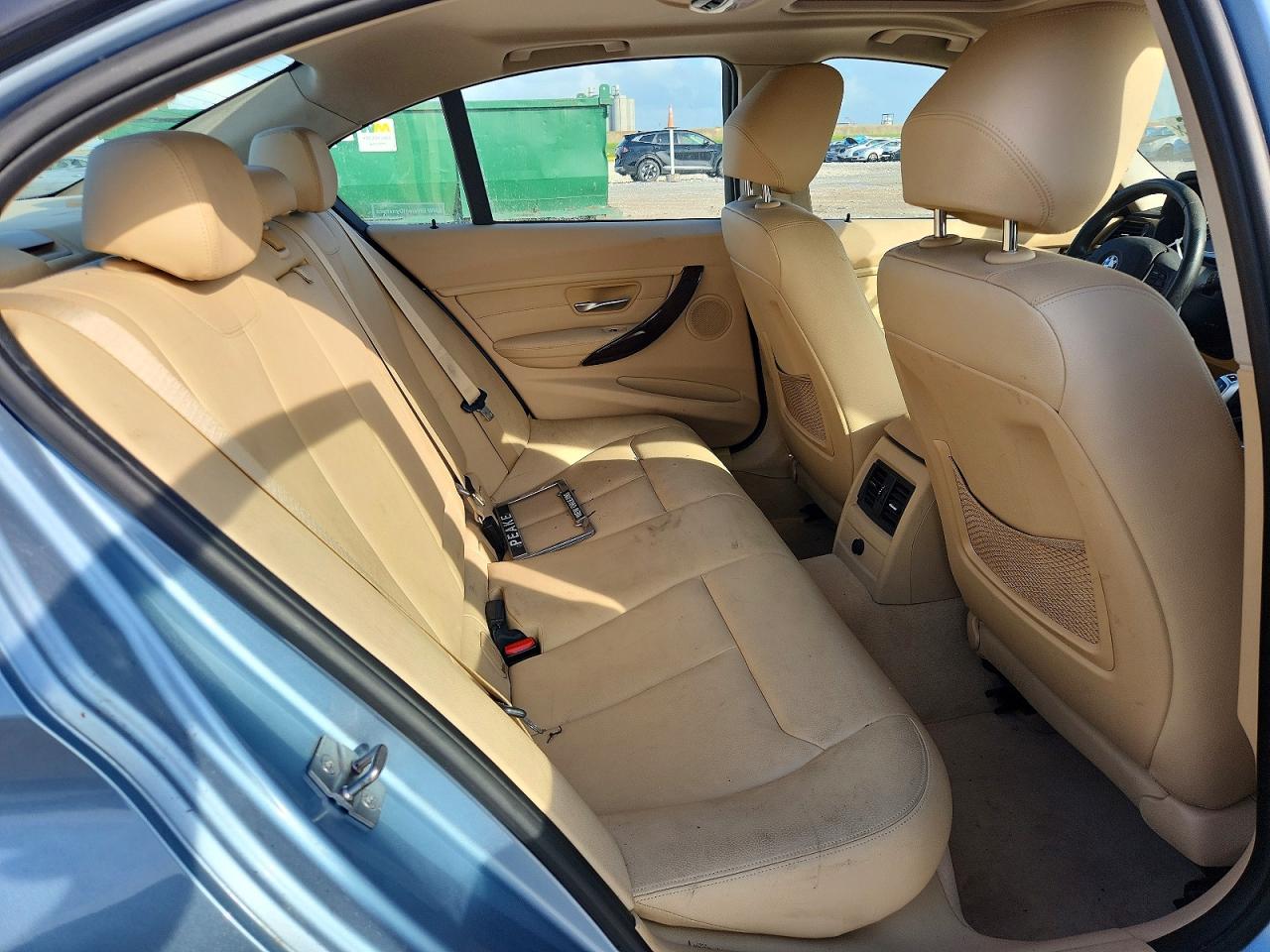 2014 Bmw 328 D Blue vin: WBA3D3C5XEK156338