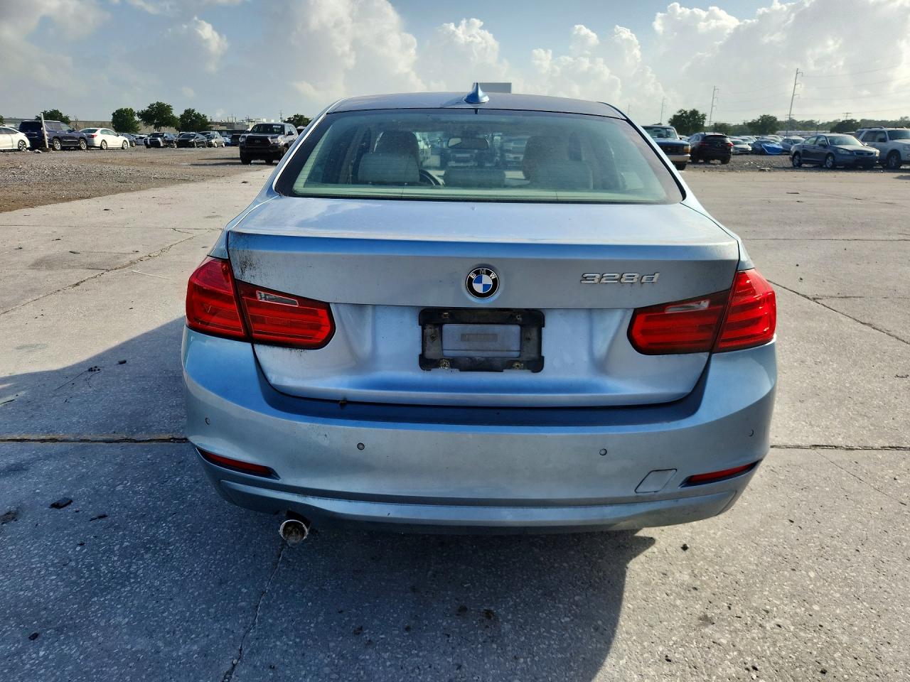 2014 Bmw 328 D Blue vin: WBA3D3C5XEK156338