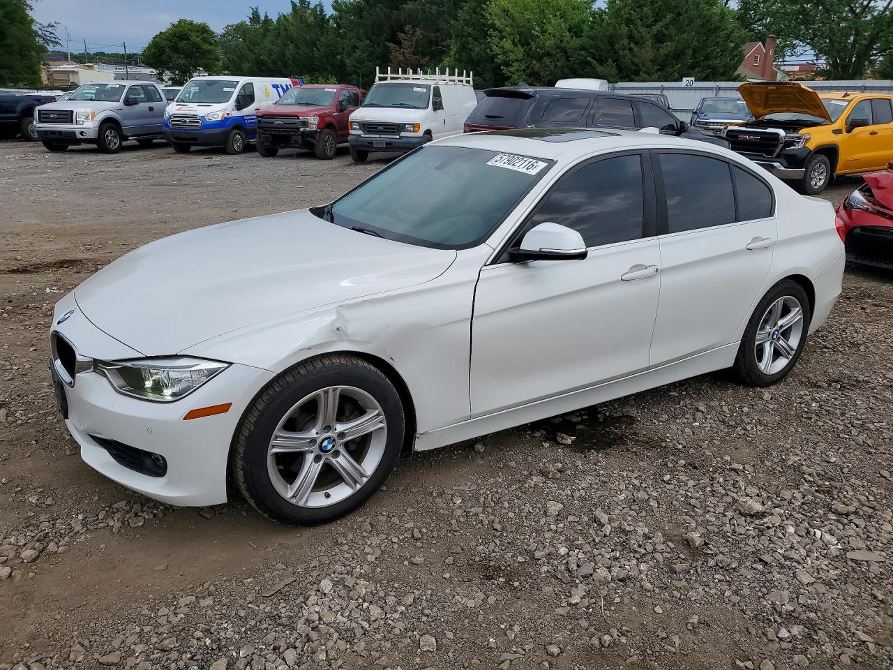2015 Bmw 328 D White vin: WBA3D3C5XFK157541