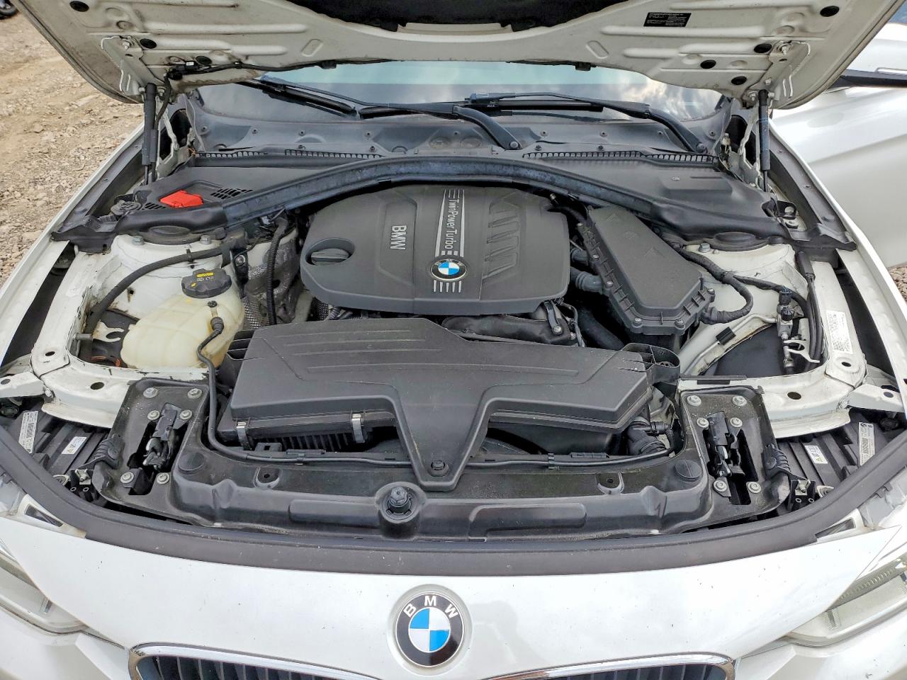 2015 Bmw 328 D White vin: WBA3D3C5XFK157541