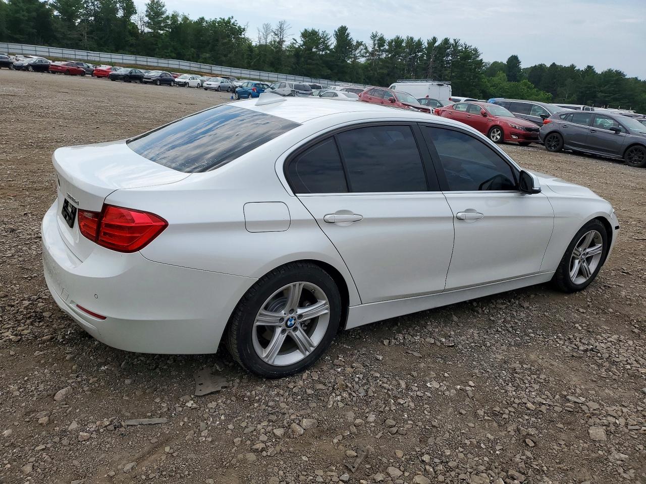 2015 Bmw 328 D White vin: WBA3D3C5XFK157541