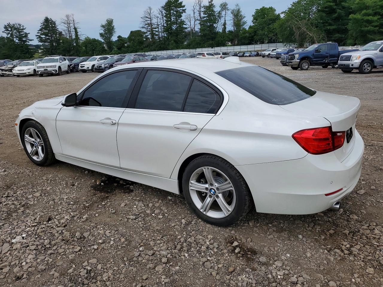 2015 Bmw 328 D White vin: WBA3D3C5XFK157541