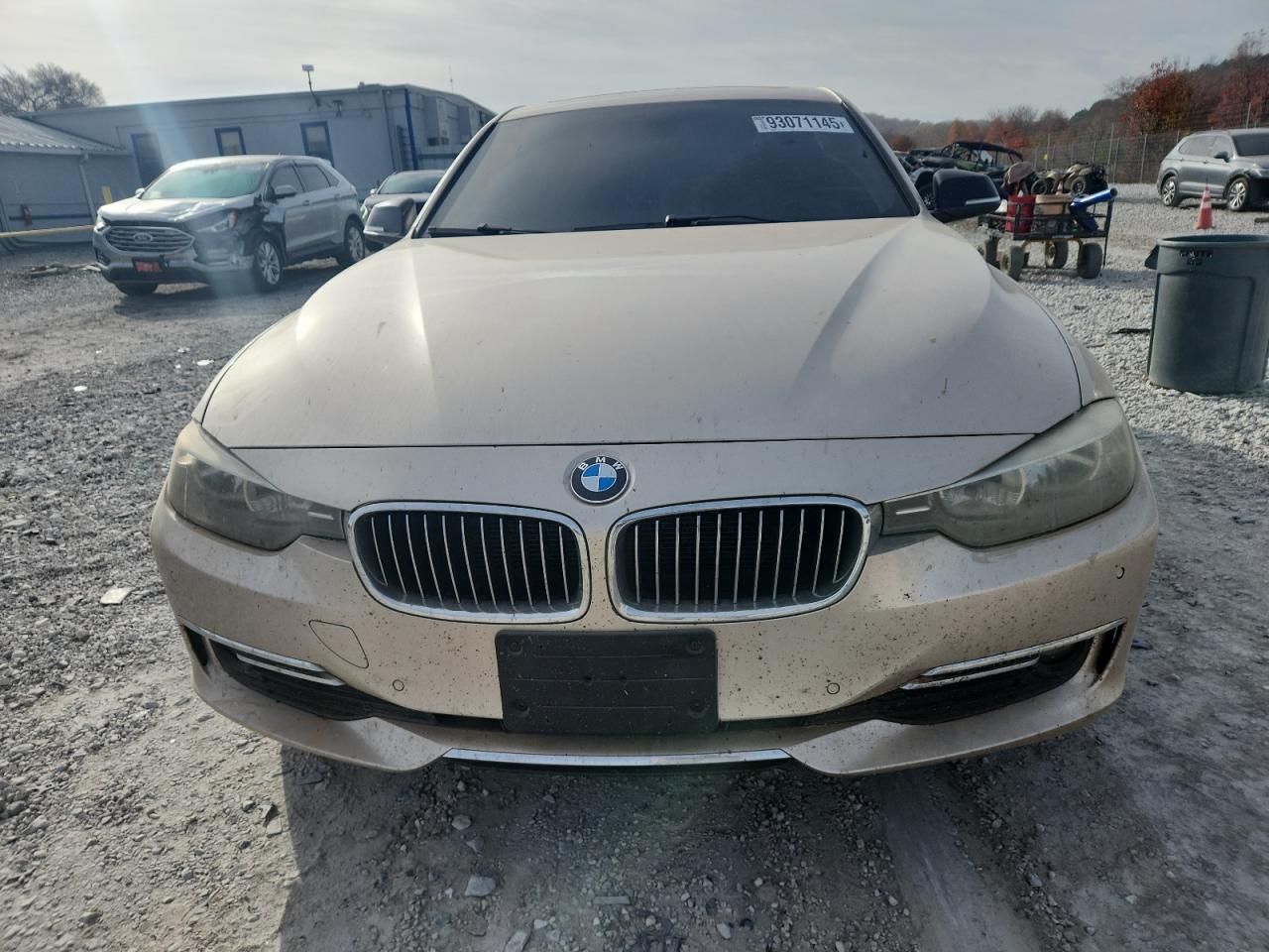 2015 Bmw 328 D Бежевый vin: WBA3D3C5XFK158155