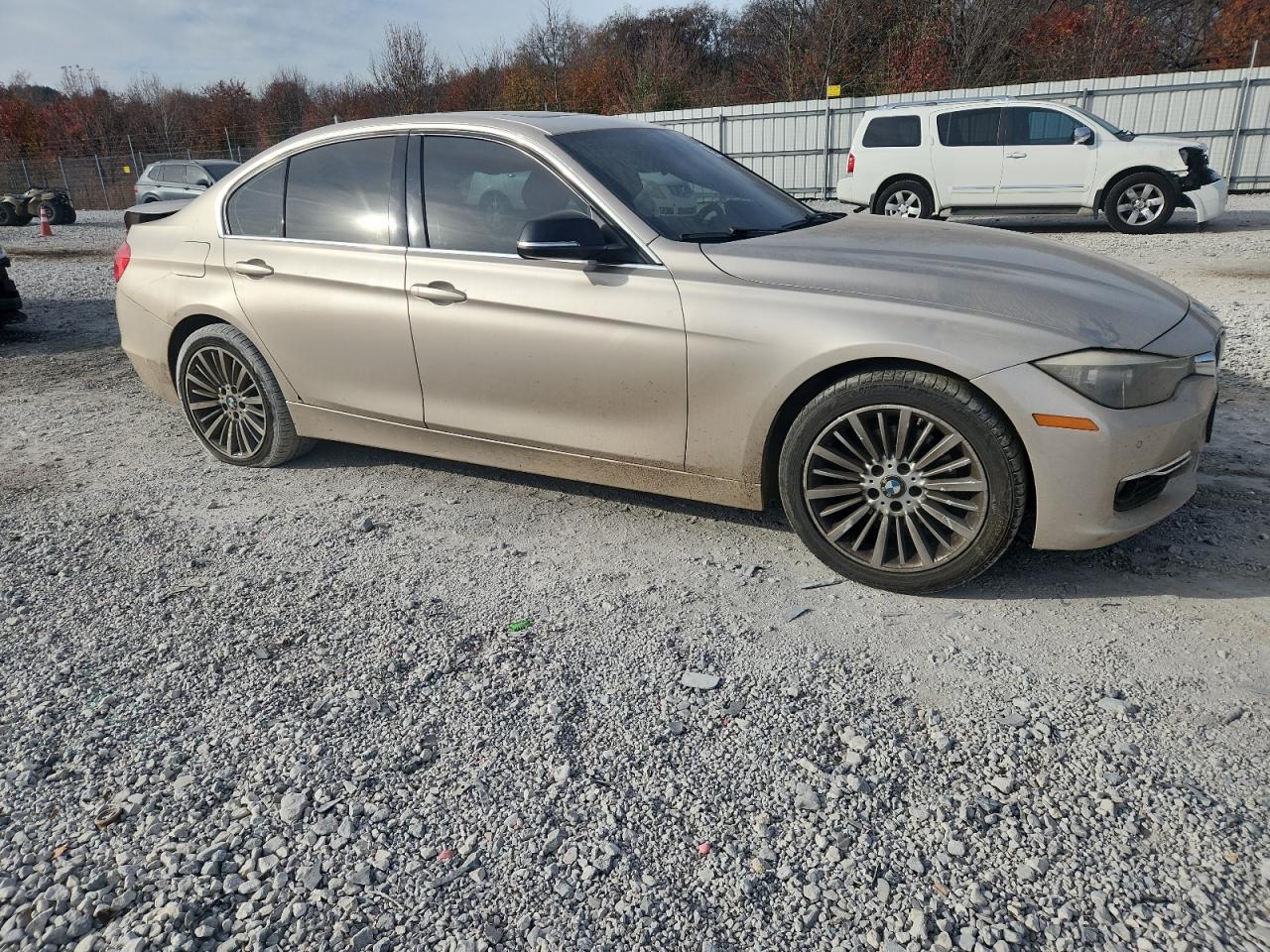 2015 Bmw 328 D Бежевый vin: WBA3D3C5XFK158155