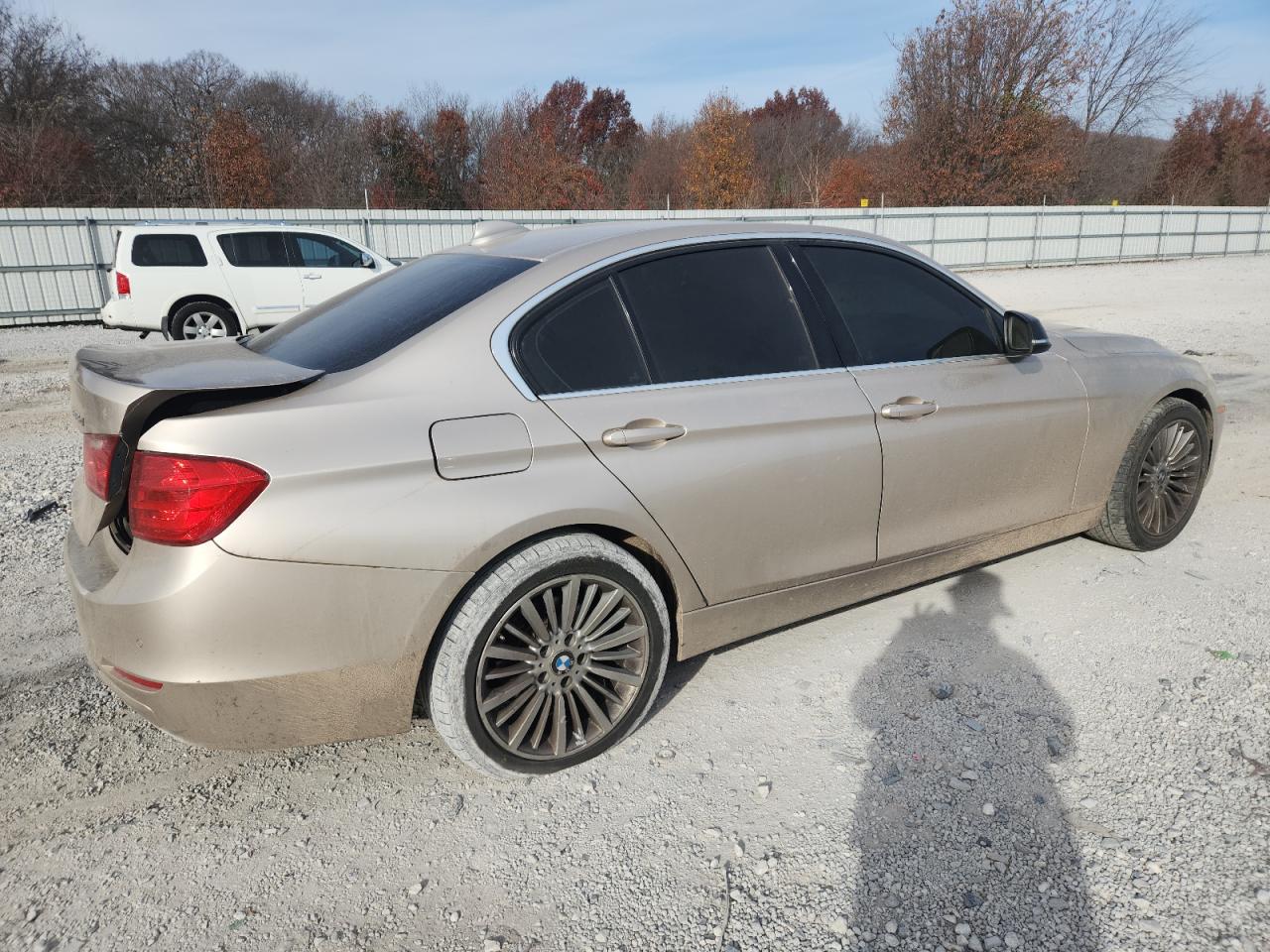 2015 Bmw 328 D Бежевый vin: WBA3D3C5XFK158155