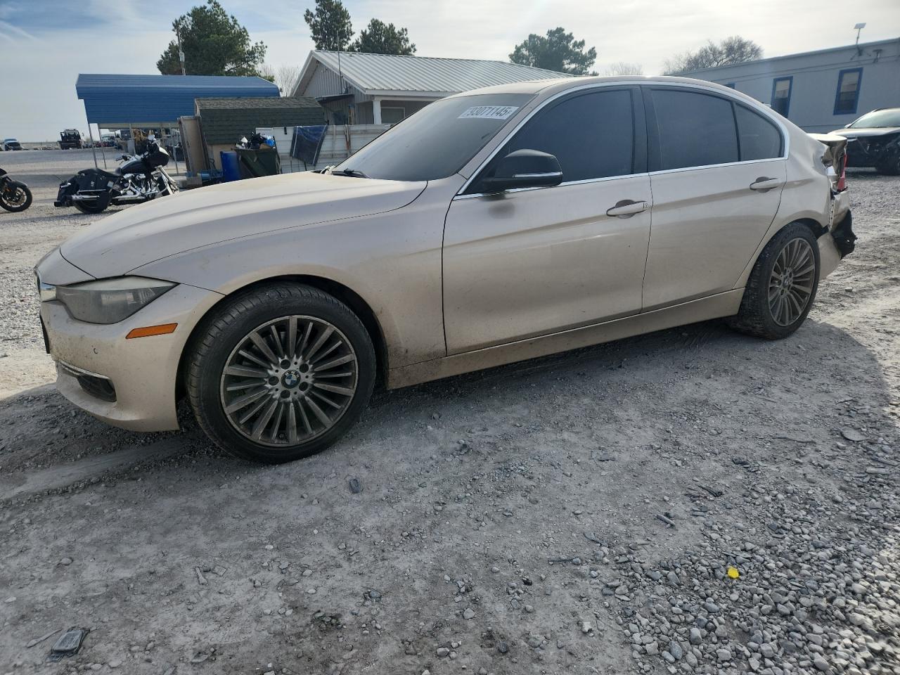 2015 Bmw 328 D Beige vin: WBA3D3C5XFK158155