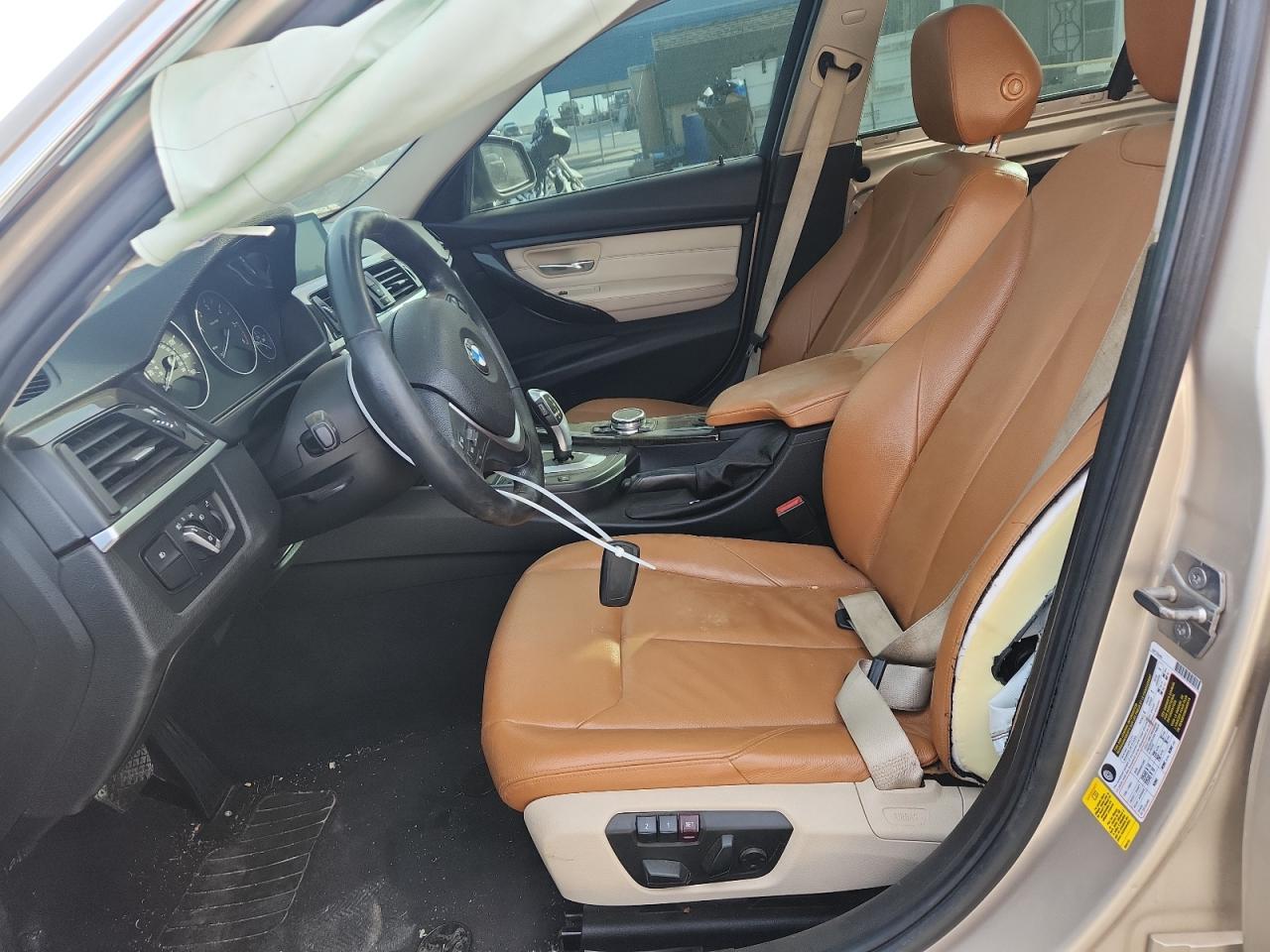 2015 Bmw 328 D Бежевый vin: WBA3D3C5XFK158155