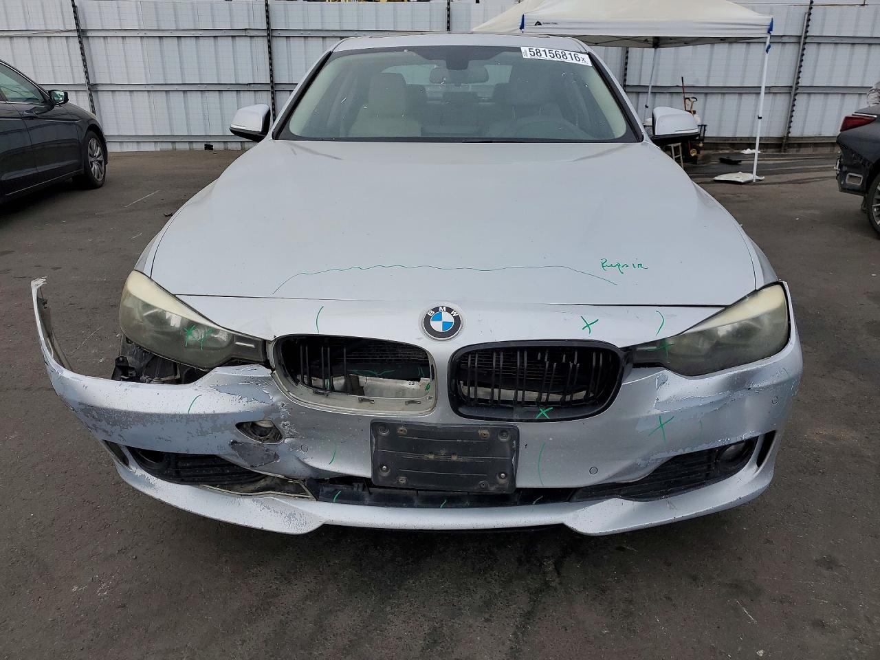 2015 Bmw 328 D Серебряный vin: WBA3D3C5XFK158379