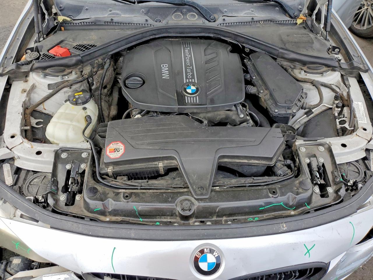 2015 Bmw 328 D Серебряный vin: WBA3D3C5XFK158379