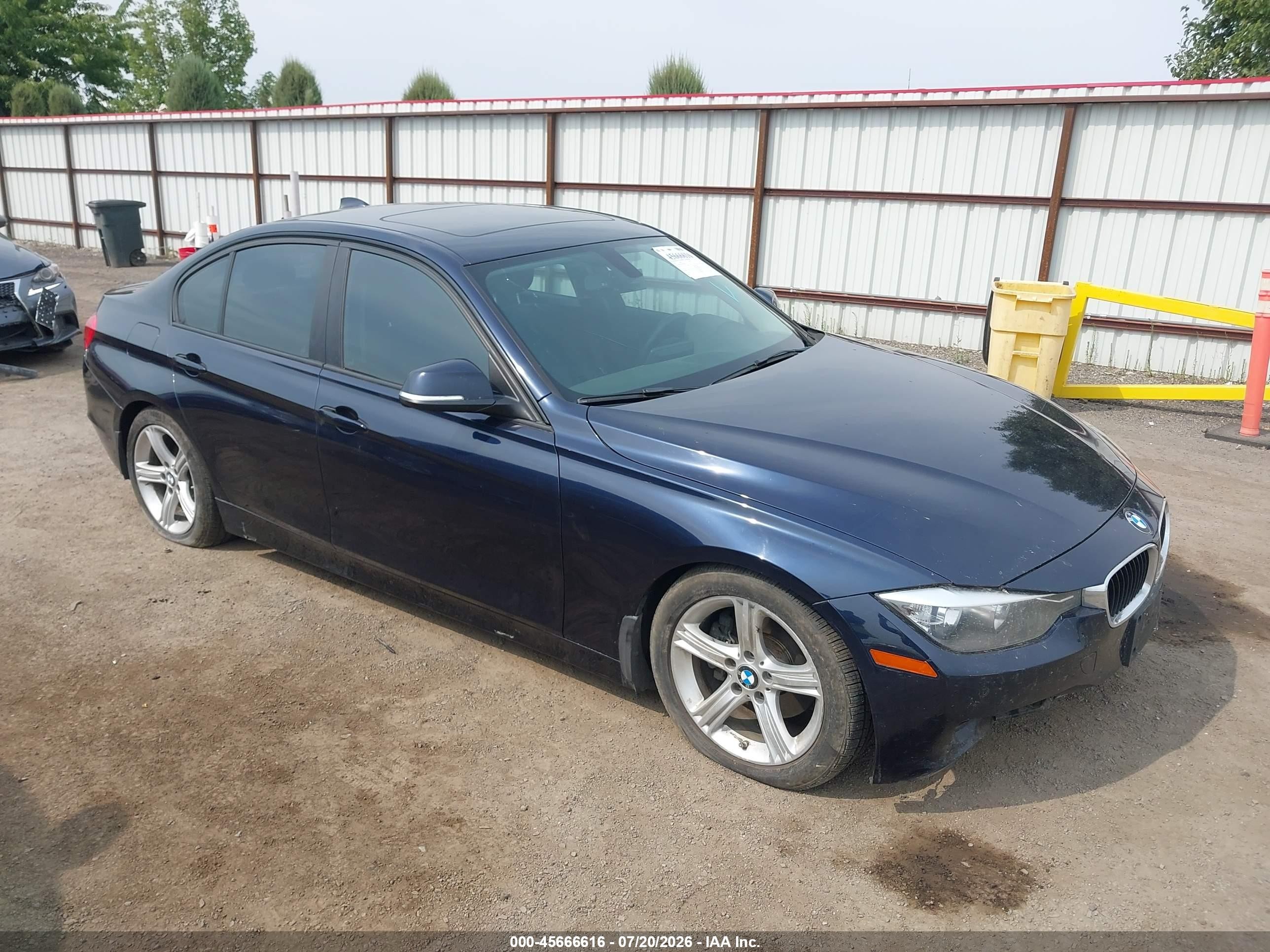 2014 Bmw 328d Xdrive Blue vin: WBA3D5C50EKX96781